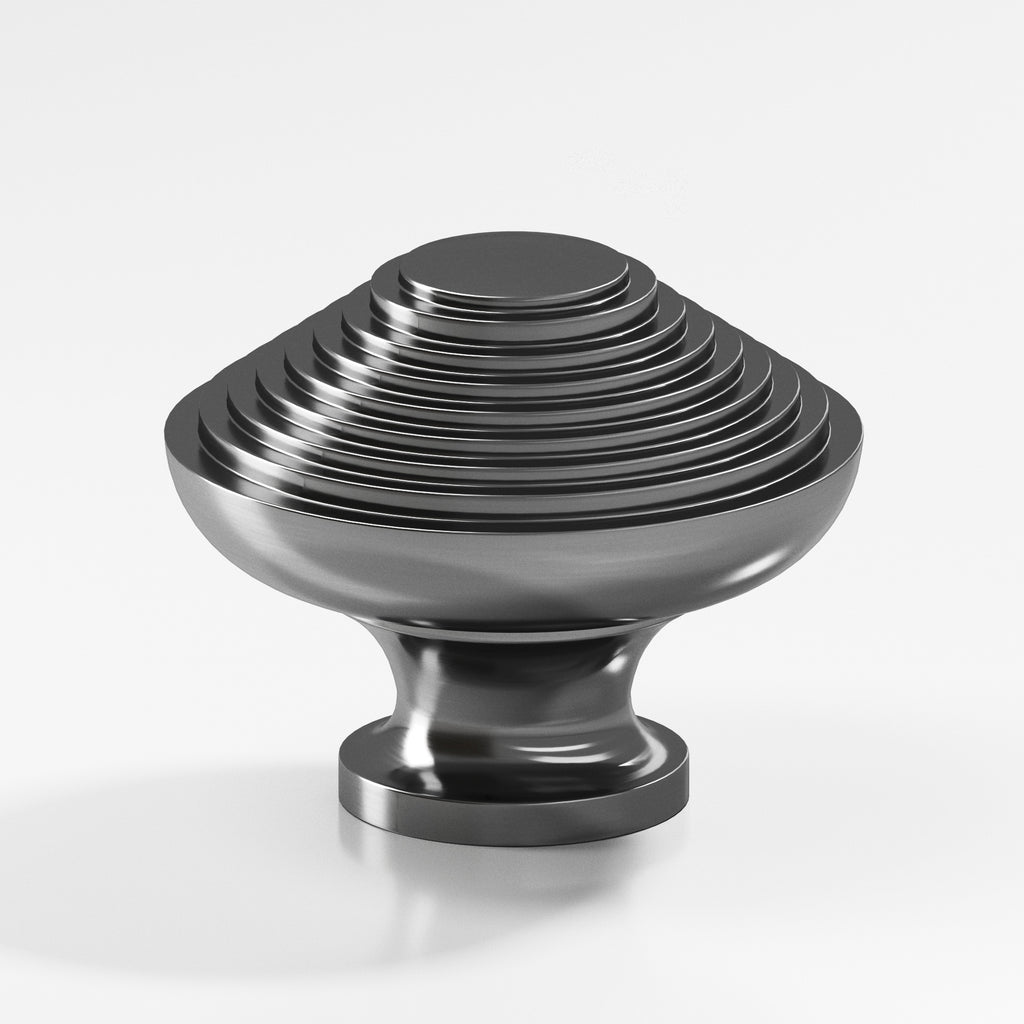 Colonial Bronze Series 632 1.25" Half-Beehive Cabinet Knob Back-To-Back Shower Kit Graphite / 1.25"