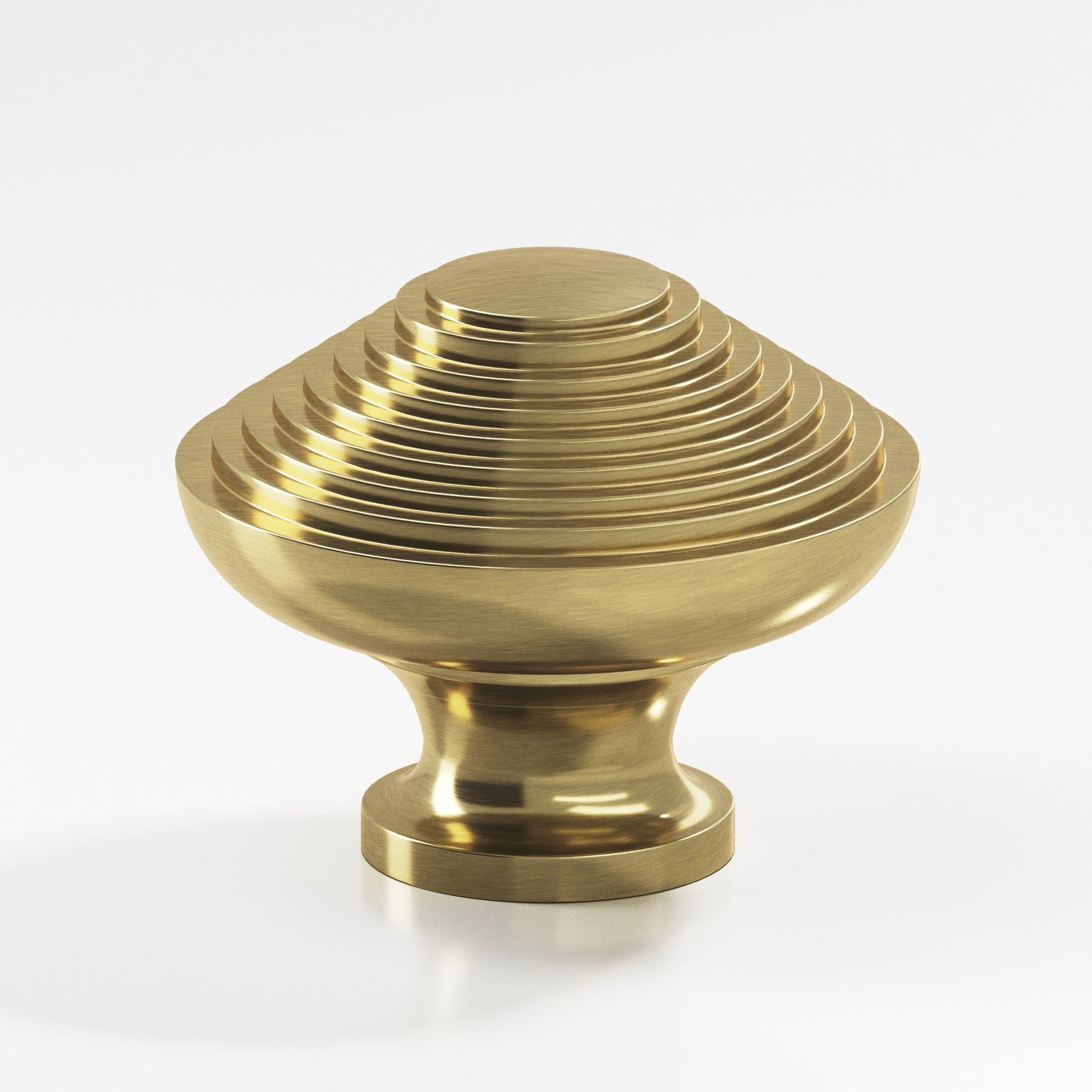Colonial Bronze Series 633 1.5" Half-Beehive Cabinet Knob Back-To-Back Shower Kit Antique Brass / 1.5"