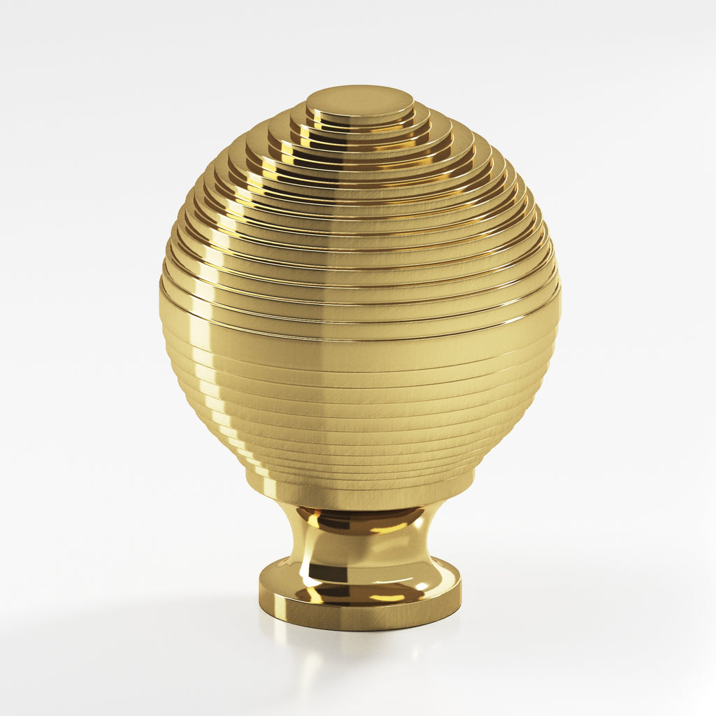 Colonial Bronze Series 637 1.5" Beehive Cabinet Knob Back-To-Back Shower Kit Antique Bronze / 1.5"