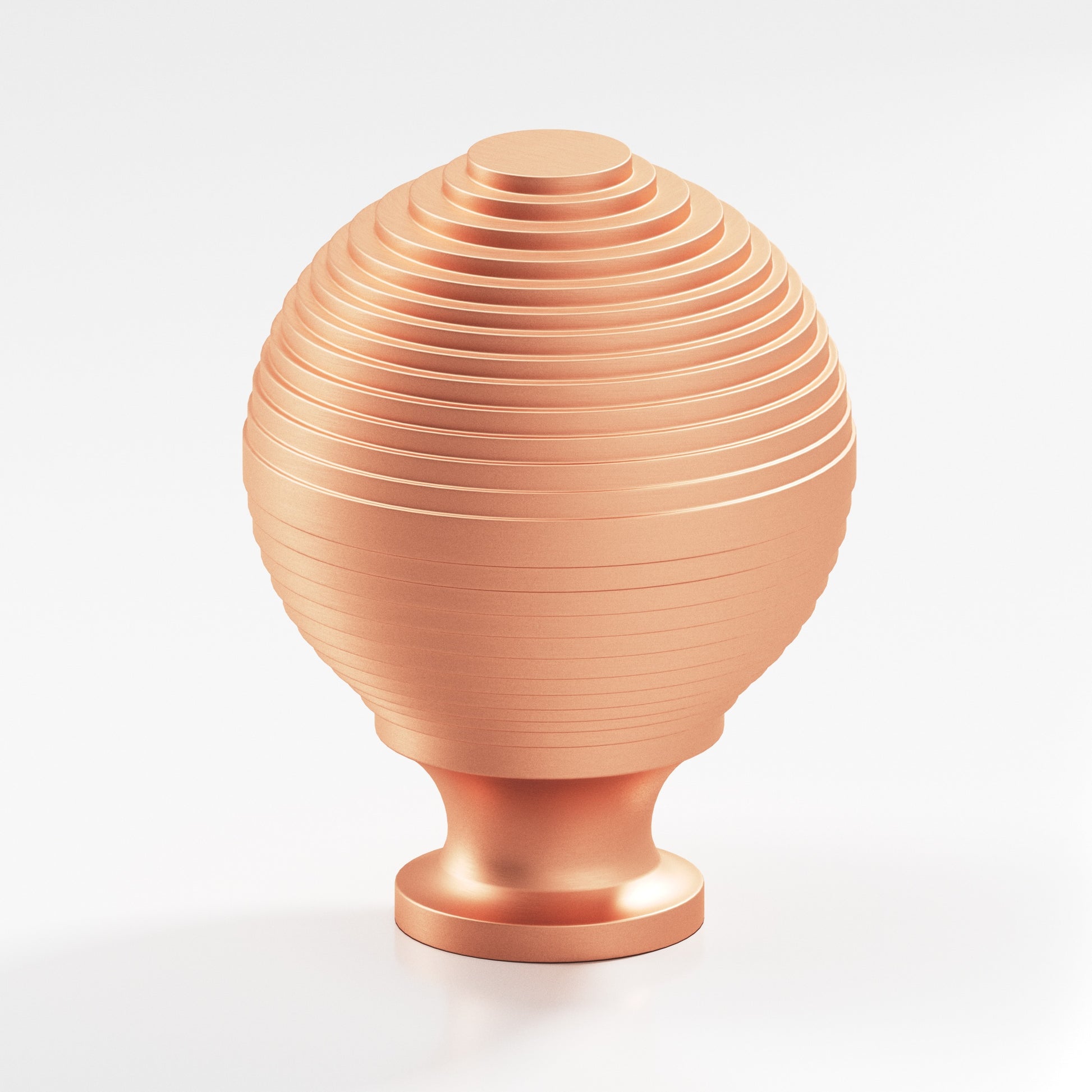 Colonial Bronze Series 637 1.5" Beehive Cabinet Knob Back-To-Back Shower Kit Matte Satin Copper / 1.5"