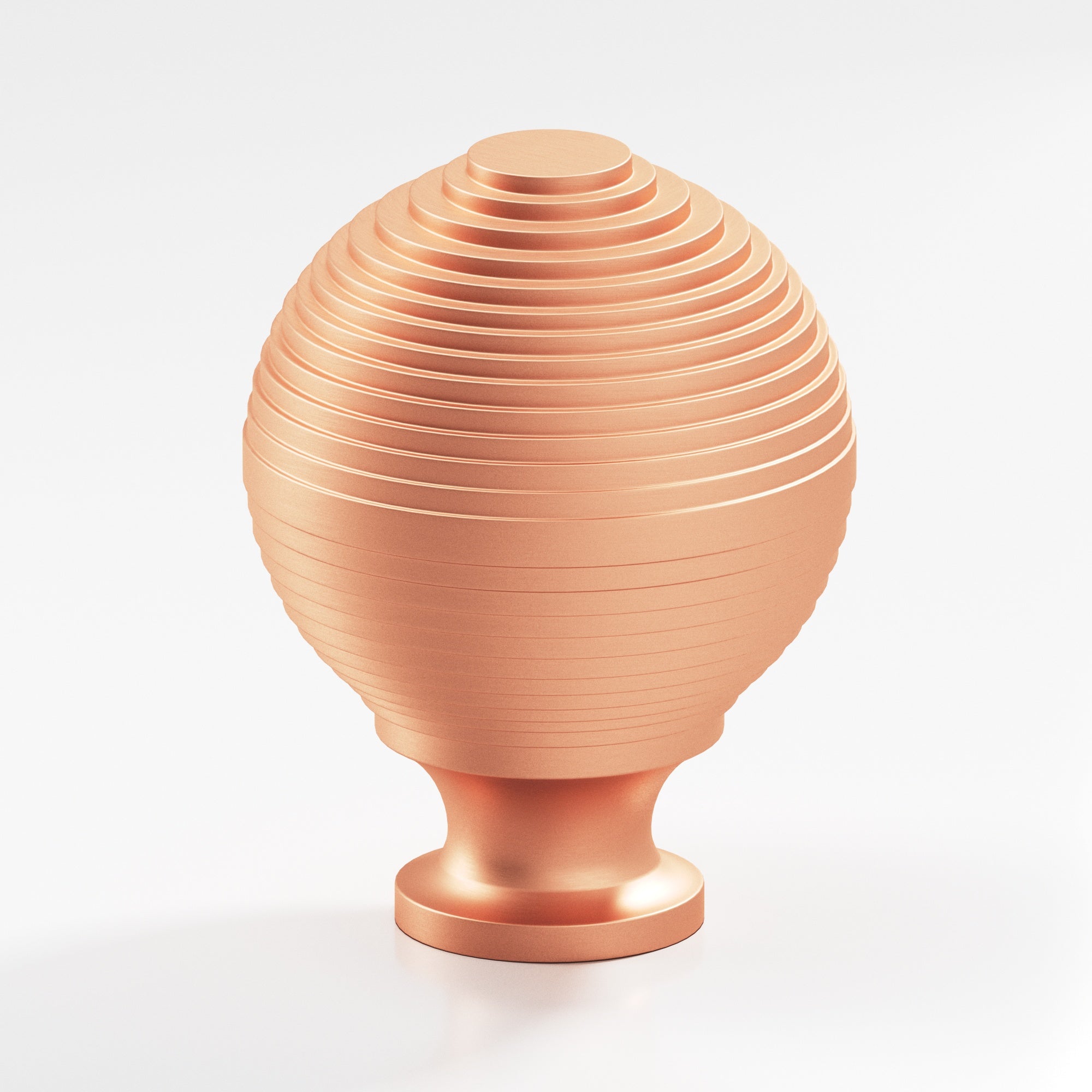 Colonial Bronze Series 637 1.5" Beehive Cabinet Knob Back-To-Back Shower Kit Matte Satin Copper / 1.5"