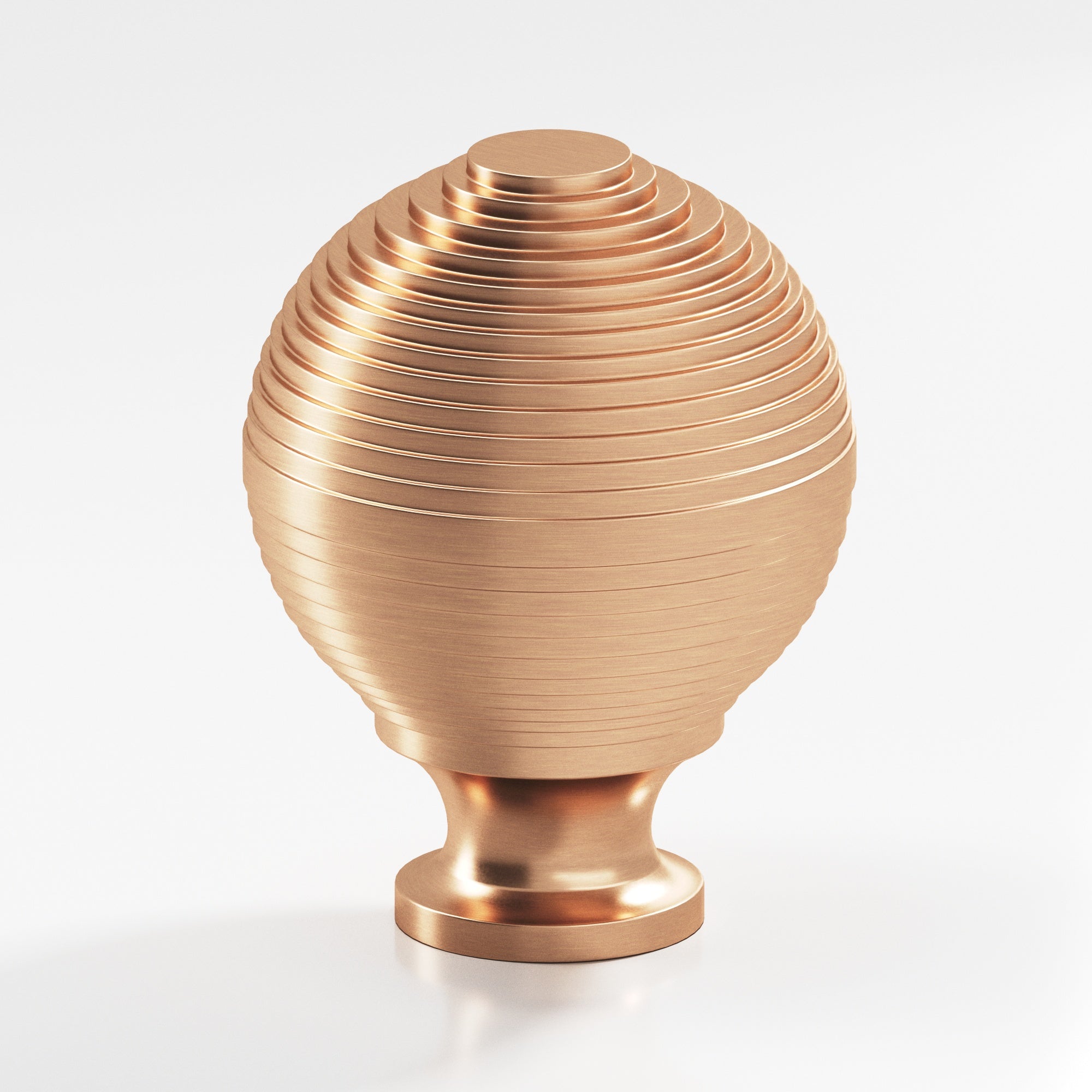 Colonial Bronze Series 637 1.5" Beehive Cabinet Knob Back-To-Back Shower Kit Satin Bronze / 1.5"