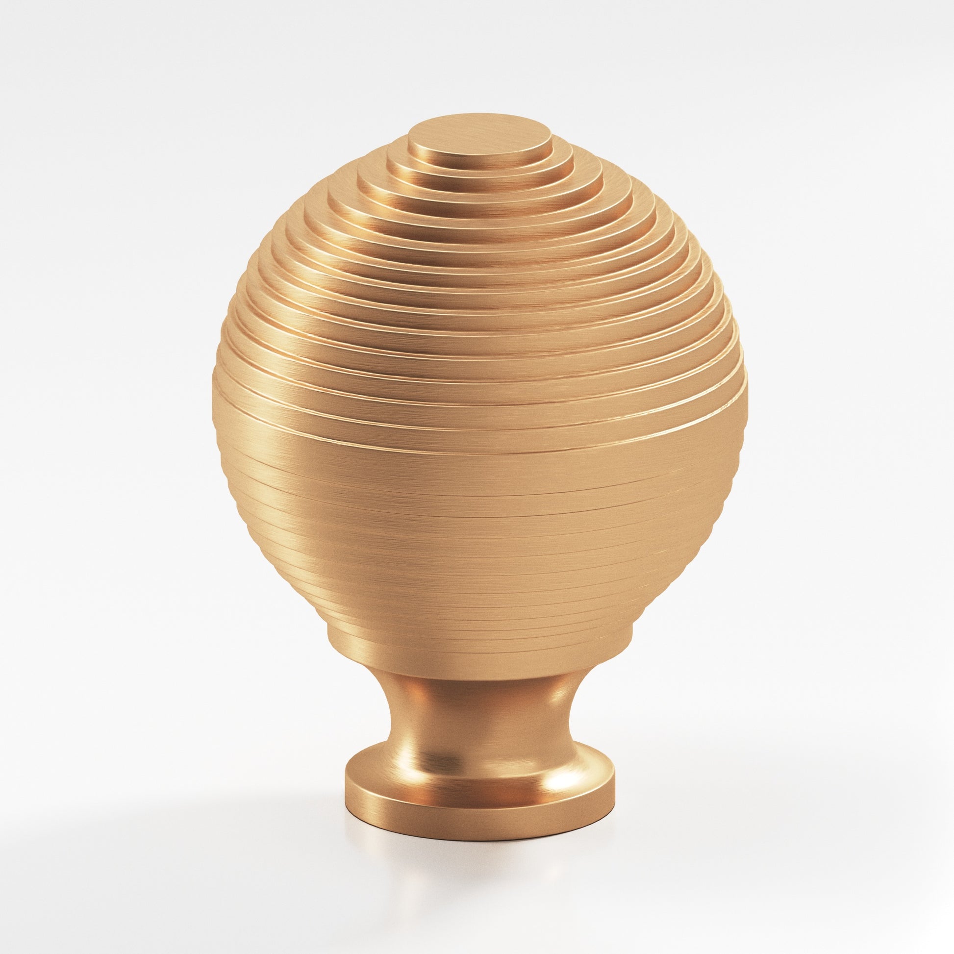 Colonial Bronze Series 636 1.25" Beehive Cabinet Knob Back-To-Back Shower Kit Matte Satin Bronze / 1.25"
