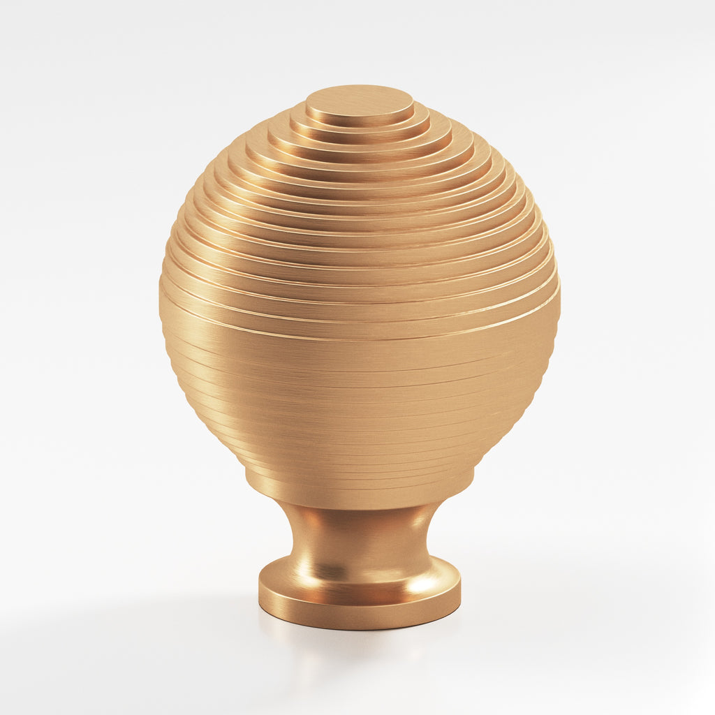Colonial Bronze Series 637 1.5" Beehive Cabinet Knob Back-To-Back Shower Kit Matte Satin Bronze / 1.5"