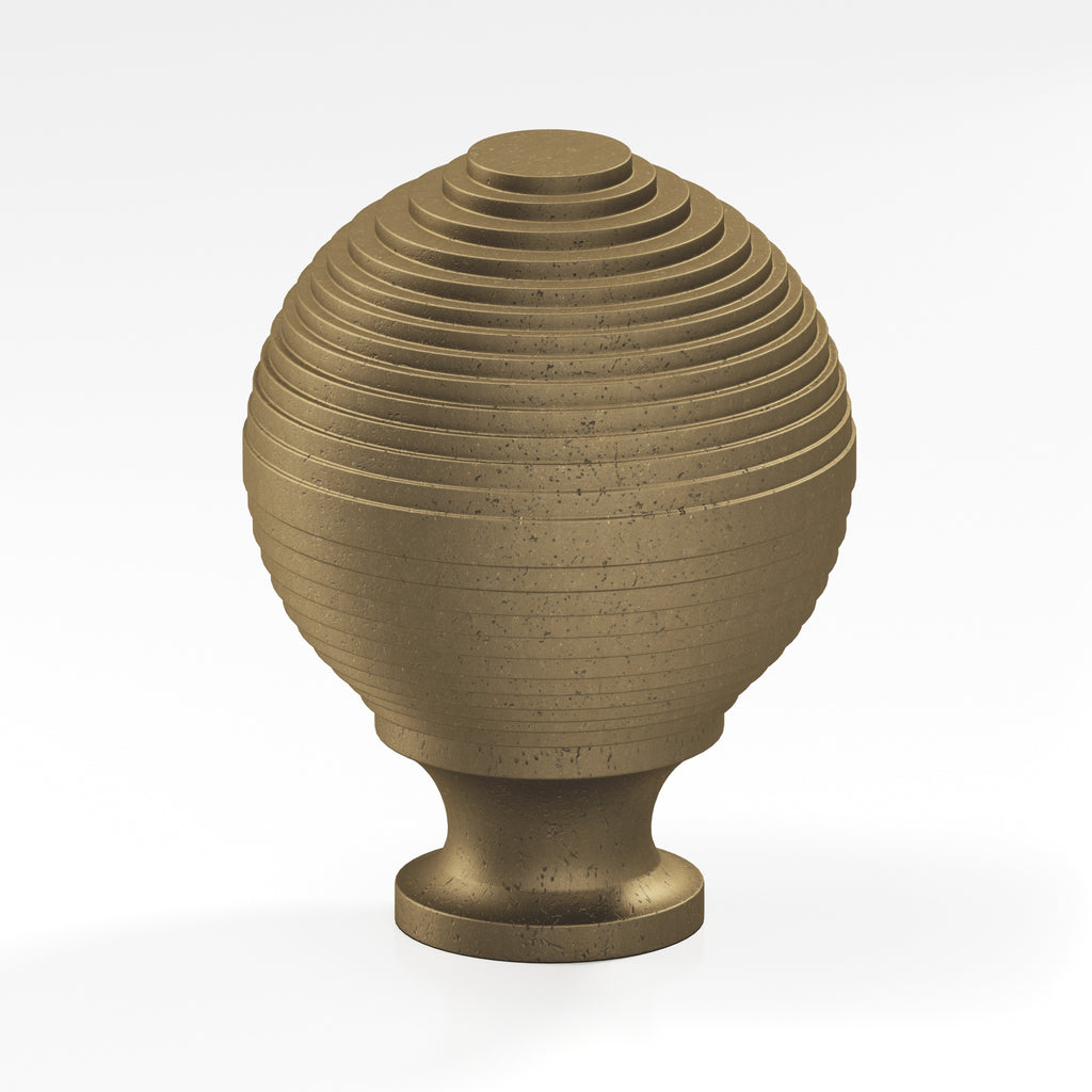 Colonial Bronze Series 637 1.5" Beehive Cabinet Knob Back-To-Back Shower Kit Distressed Oil Rubbed Bronze / 1.5"