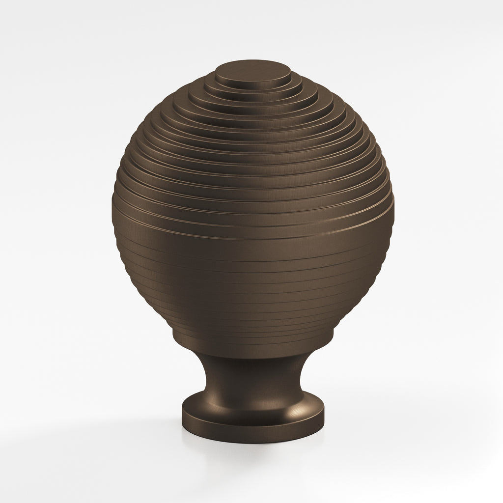 Colonial Bronze Series 637 1.5" Beehive Cabinet Knob Back-To-Back Shower Kit Heritage Bronze / 1.5"