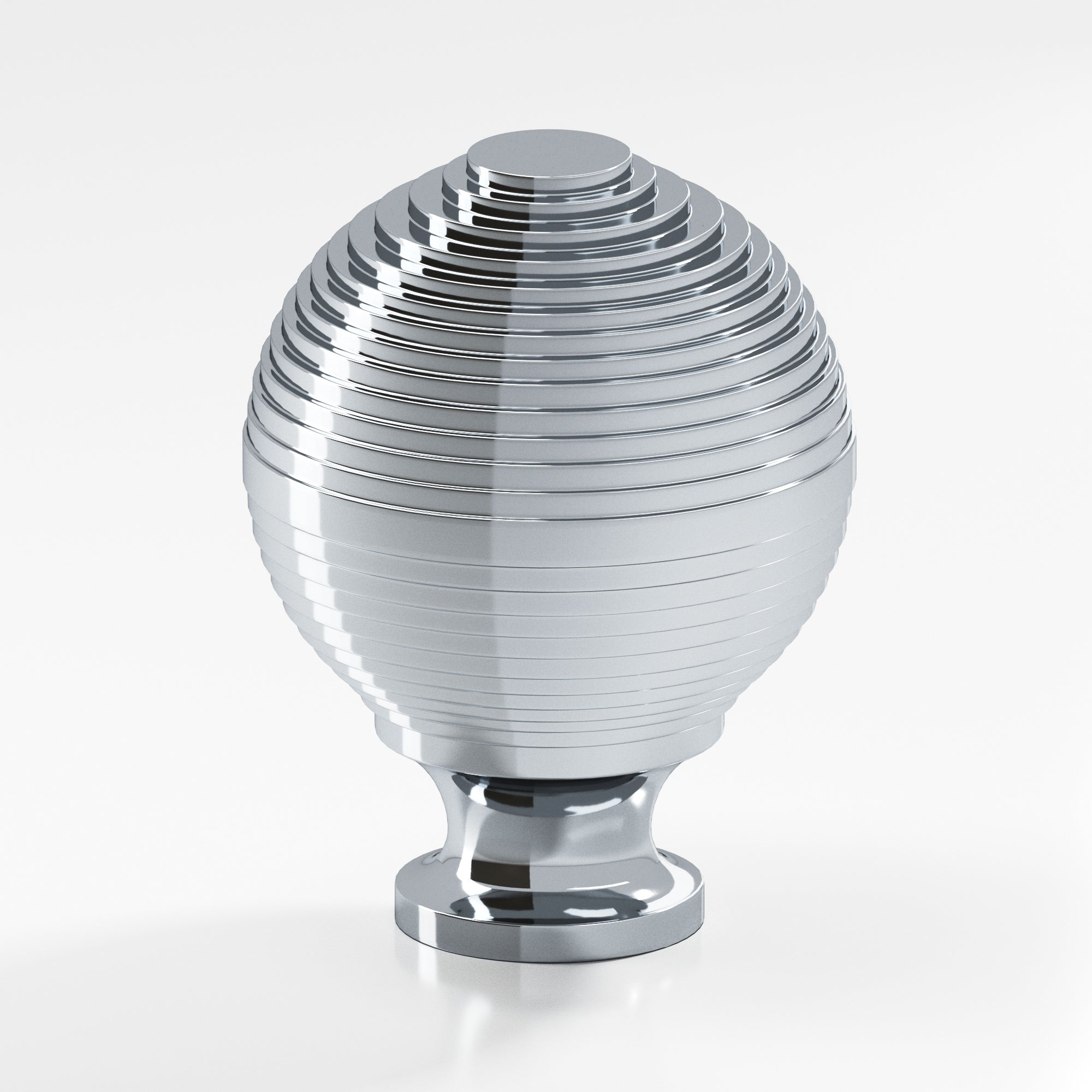 Colonial Bronze Series 637 1.5" Beehive Cabinet Knob Back-To-Back Shower Kit Polished Chrome / 1.5"