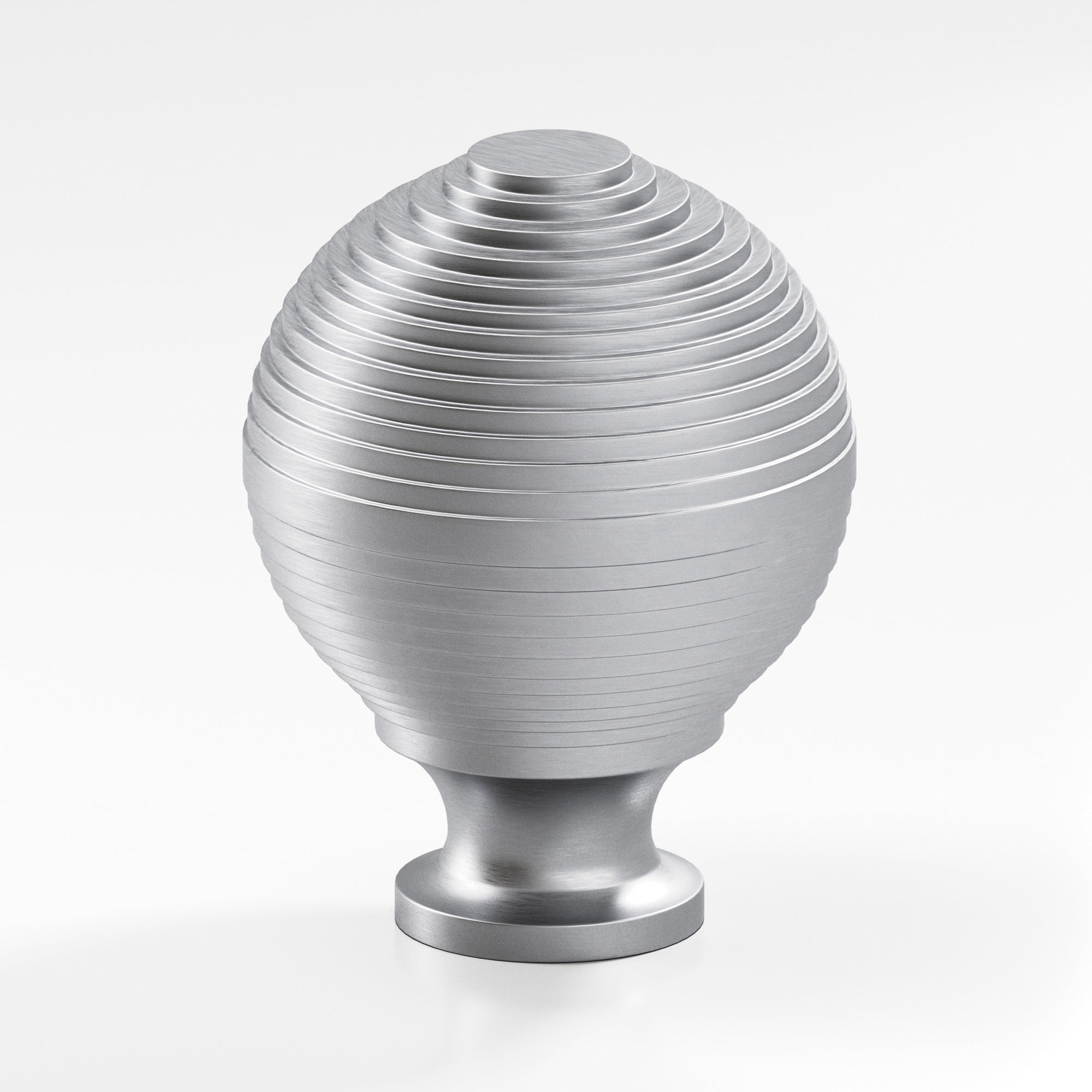 Colonial Bronze Series 636 1.25" Beehive Cabinet Knob Back-To-Back Shower Kit Matte Satin Chrome / 1.25"