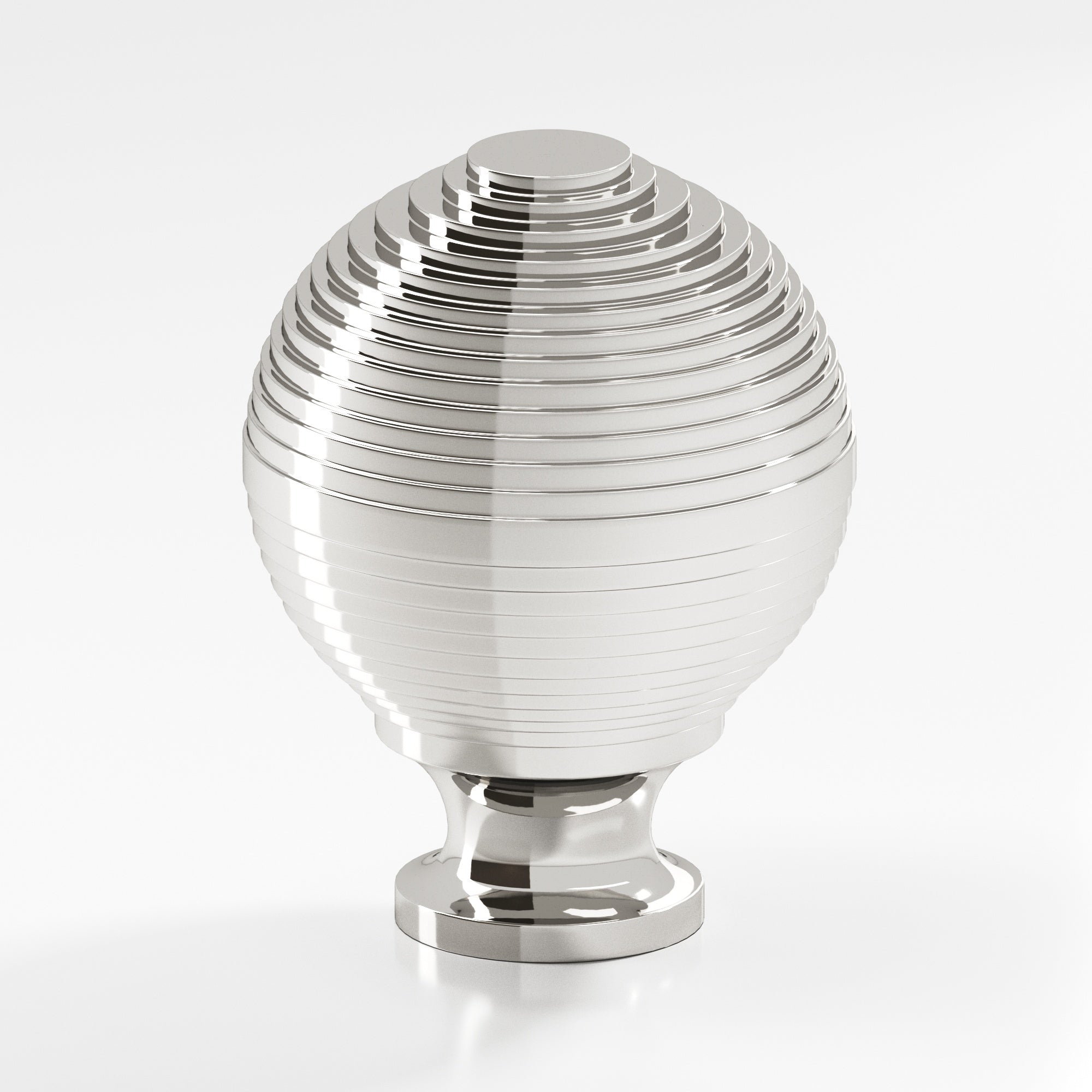 Colonial Bronze Series 637 1.5" Beehive Cabinet Knob Back-To-Back Shower Kit Polished Nickel / 1.5"