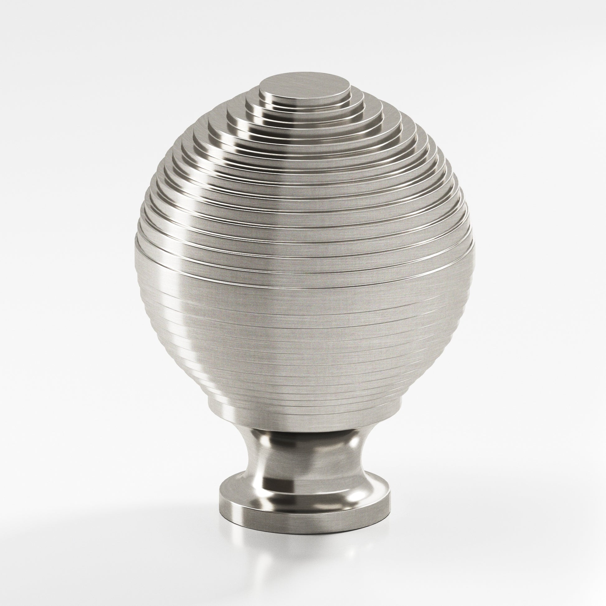 Colonial Bronze Series 637 1.5" Beehive Cabinet Knob Back-To-Back Shower Kit Satin Nickel / 1.5"