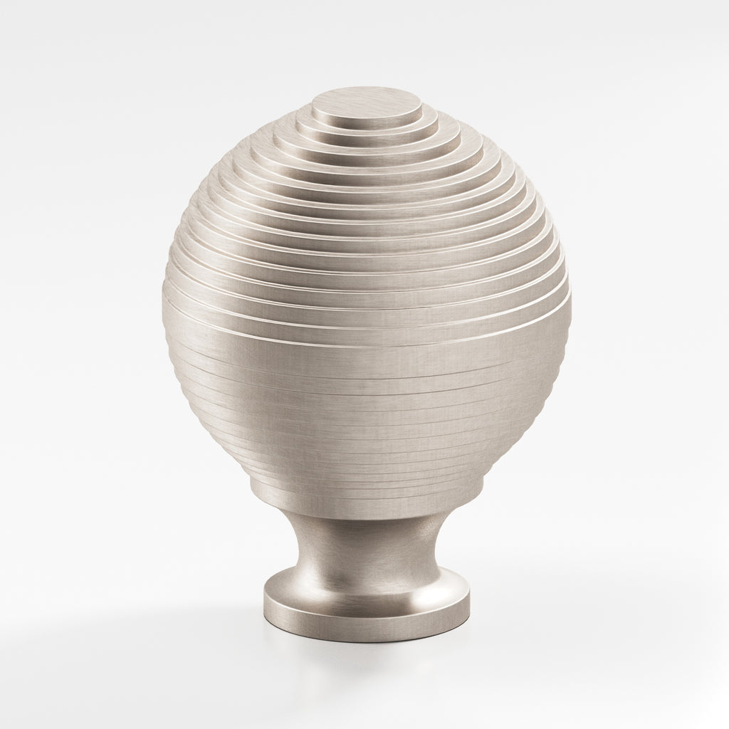 Colonial Bronze Series 637 1.5" Beehive Cabinet Knob Back-To-Back Shower Kit Matte Satin Nickel / 1.5"