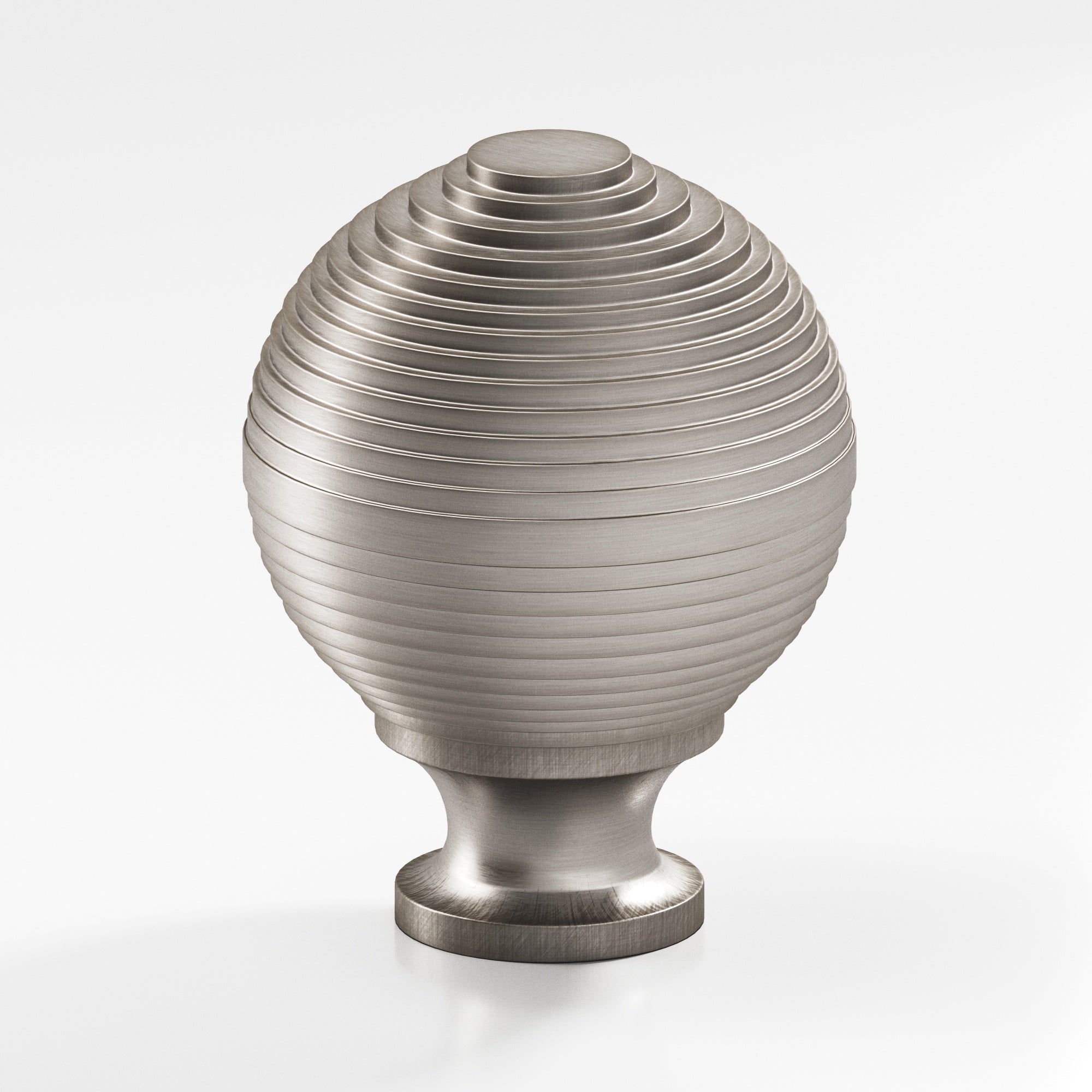 Colonial Bronze Series 636 1.25" Beehive Cabinet Knob Back-To-Back Shower Kit Pewter / 1.25"