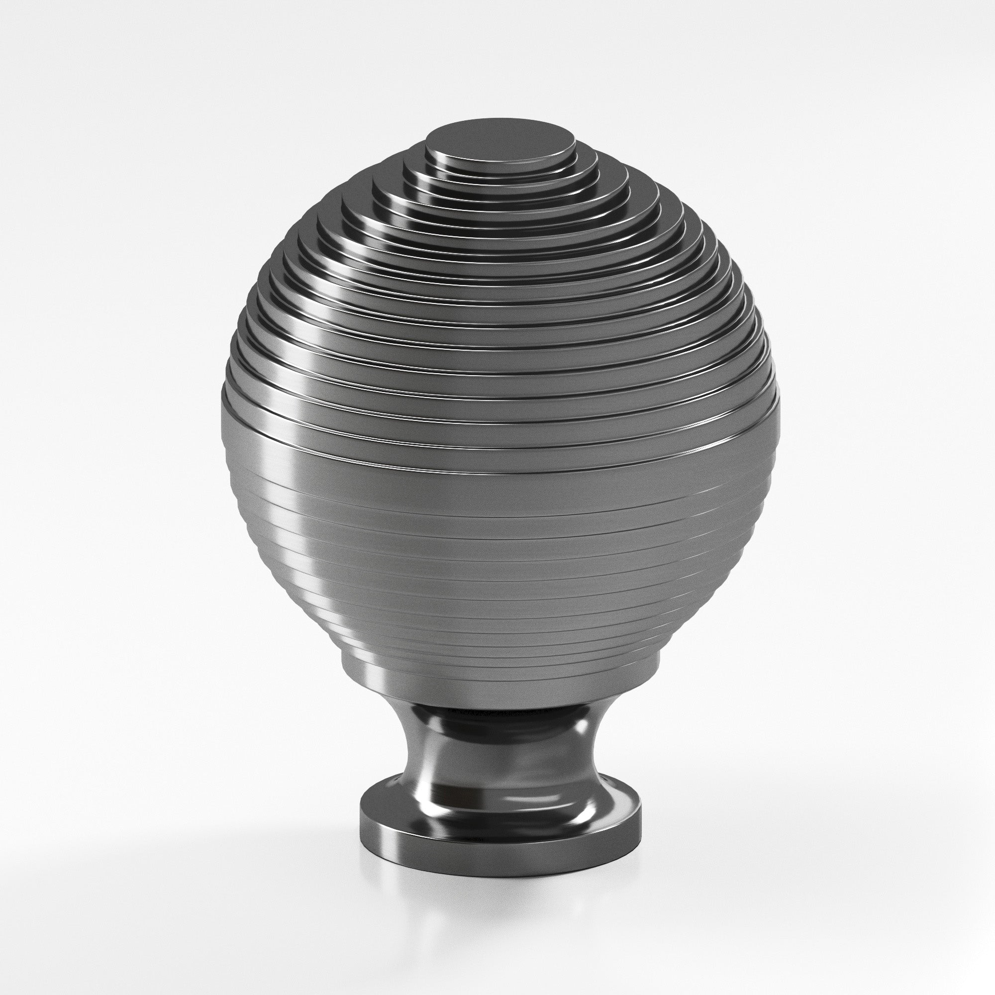 Colonial Bronze Series 637 1.5" Beehive Cabinet Knob Back-To-Back Shower Kit Graphite / 1.5"