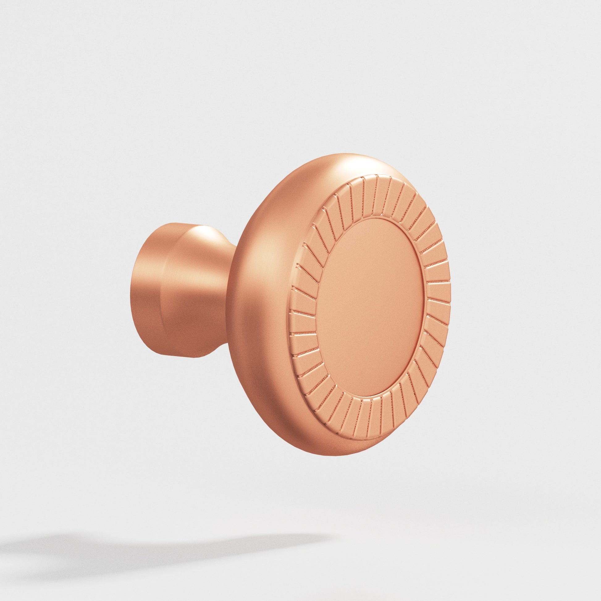 Colonial Bronze Series 655 1.1875" Round Roped Cabinet Knob Matte Satin Copper / 1.1875"