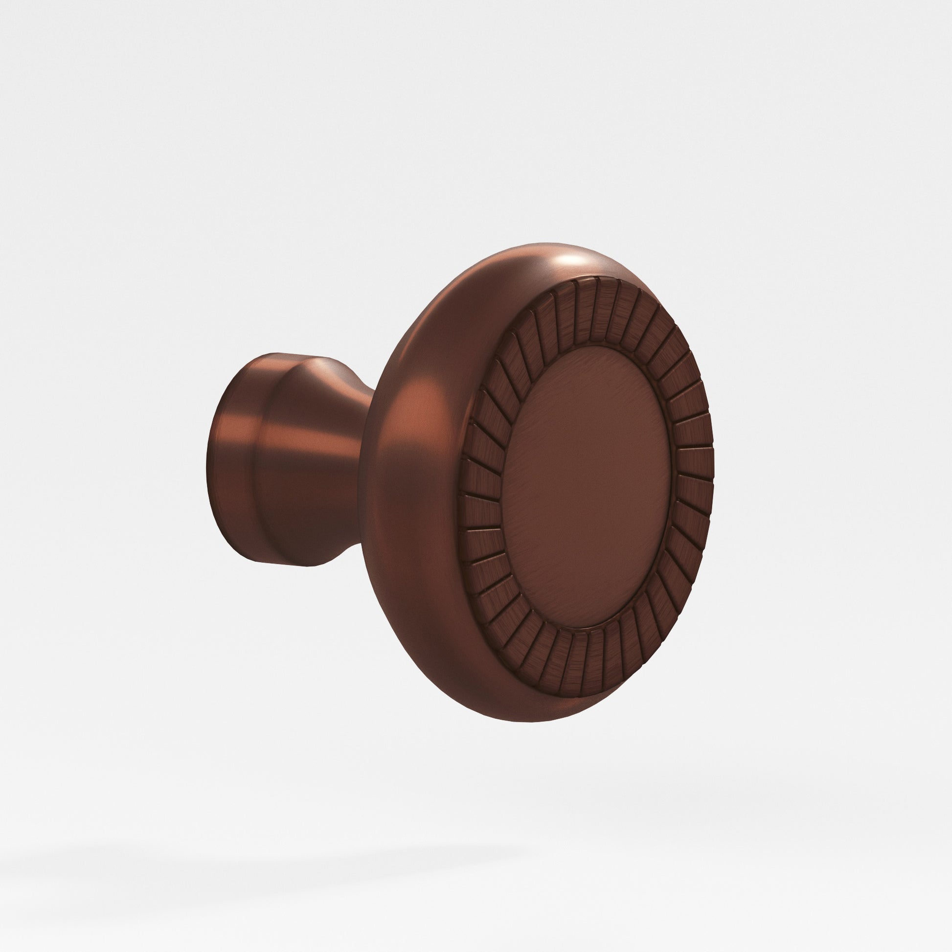 Colonial Bronze Series 655 1.1875" Round Roped Cabinet Knob Matte Antique Copper / 1.1875"