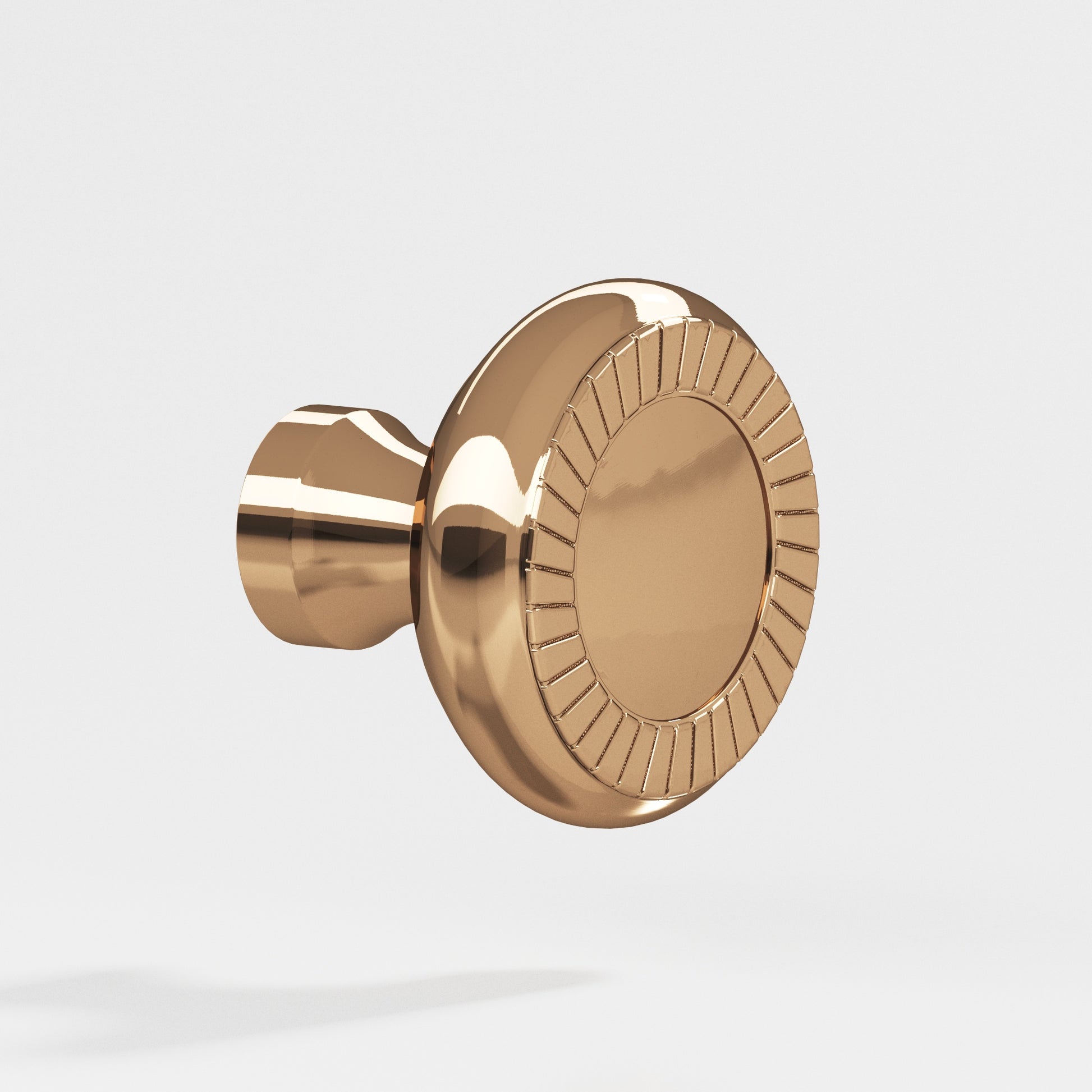 Colonial Bronze Series 657 1.4375" Round Roped Cabinet Knob Back-To-Back Shower Kit Polished Bronze / 1.4375"