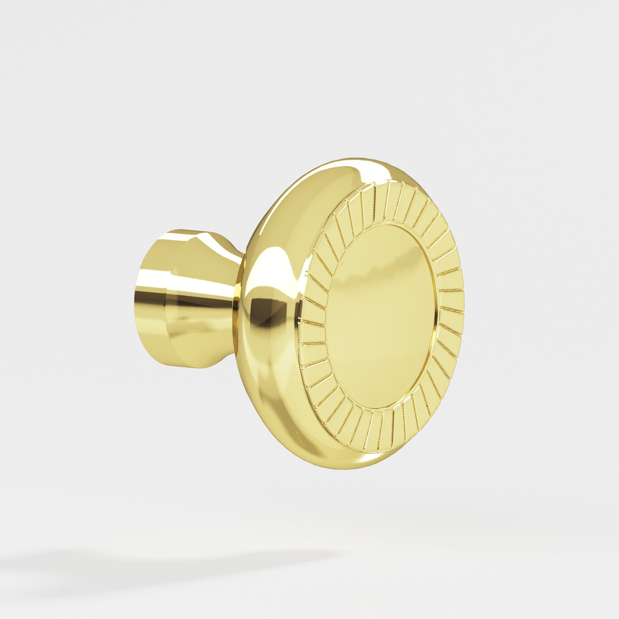 Colonial Bronze Series 657 1.4375" Round Roped Cabinet Knob Back-To-Back Shower Kit Polished Brass / 1.4375"
