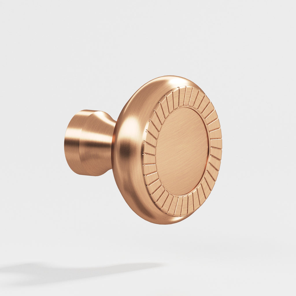 Colonial Bronze Series 655 1.1875" Round Roped Cabinet Knob Satin Bronze / 1.1875"
