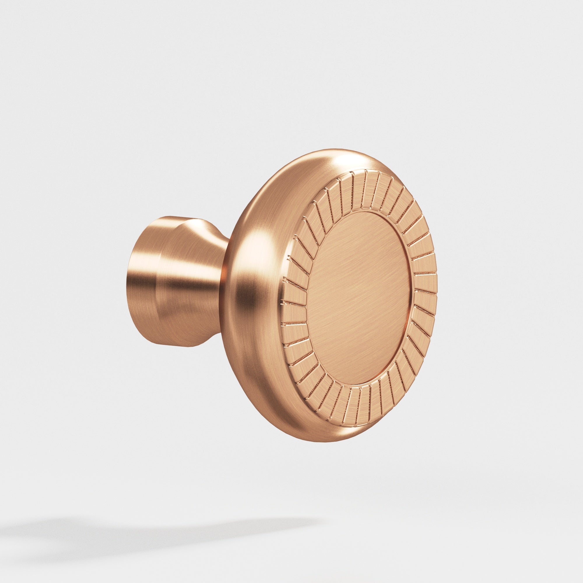 Colonial Bronze Series 657 1.4375" Round Roped Cabinet Knob Back-To-Back Shower Kit Satin Bronze / 1.4375"