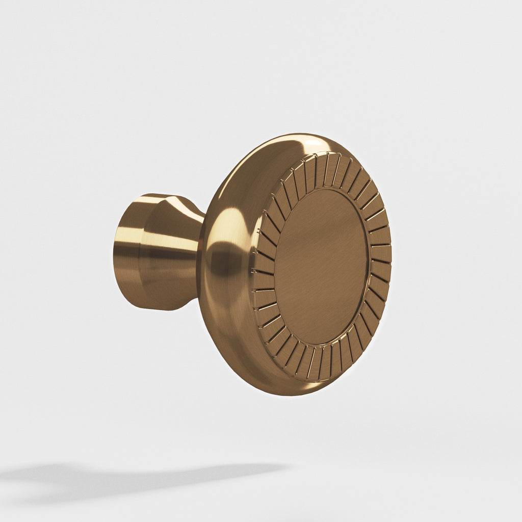 Colonial Bronze Series 655 1.1875" Round Roped Cabinet Knob Light Statuary Bronze / 1.1875"