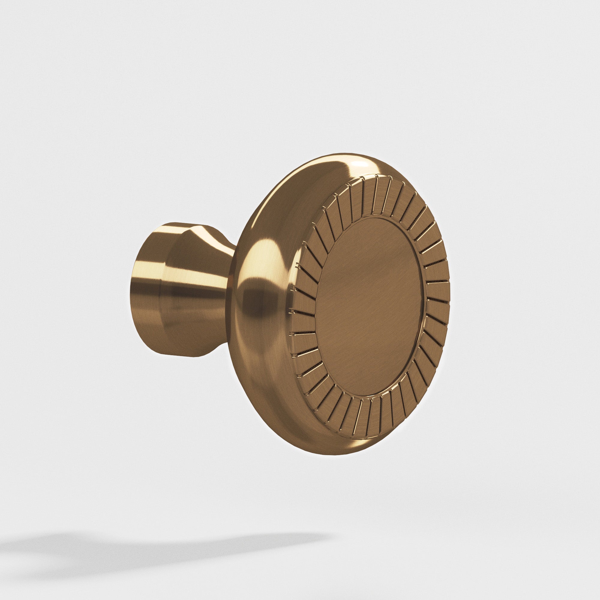 Colonial Bronze Series 657 1.4375" Round Roped Cabinet Knob Back-To-Back Shower Kit Light Statuary Bronze / 1.4375"