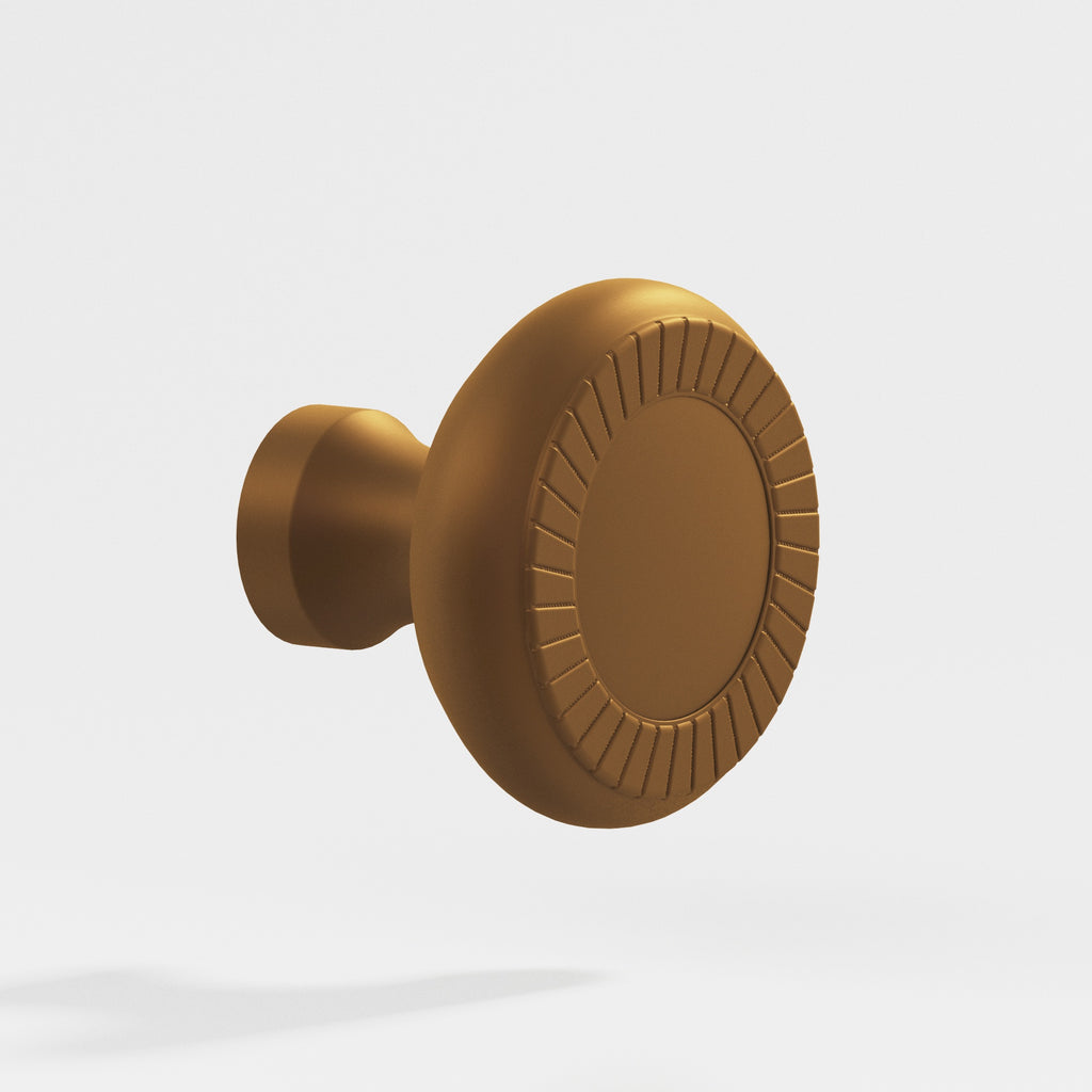 Colonial Bronze Series 655 1.1875" Round Roped Cabinet Knob Matte Light Statuary Bronze / 1.1875"
