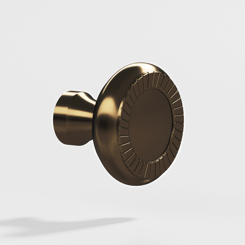 Colonial Bronze Series 657 1.4375" Round Roped Cabinet Knob Back-To-Back Shower Kit Oil Rubbed Bronze / 1.4375"