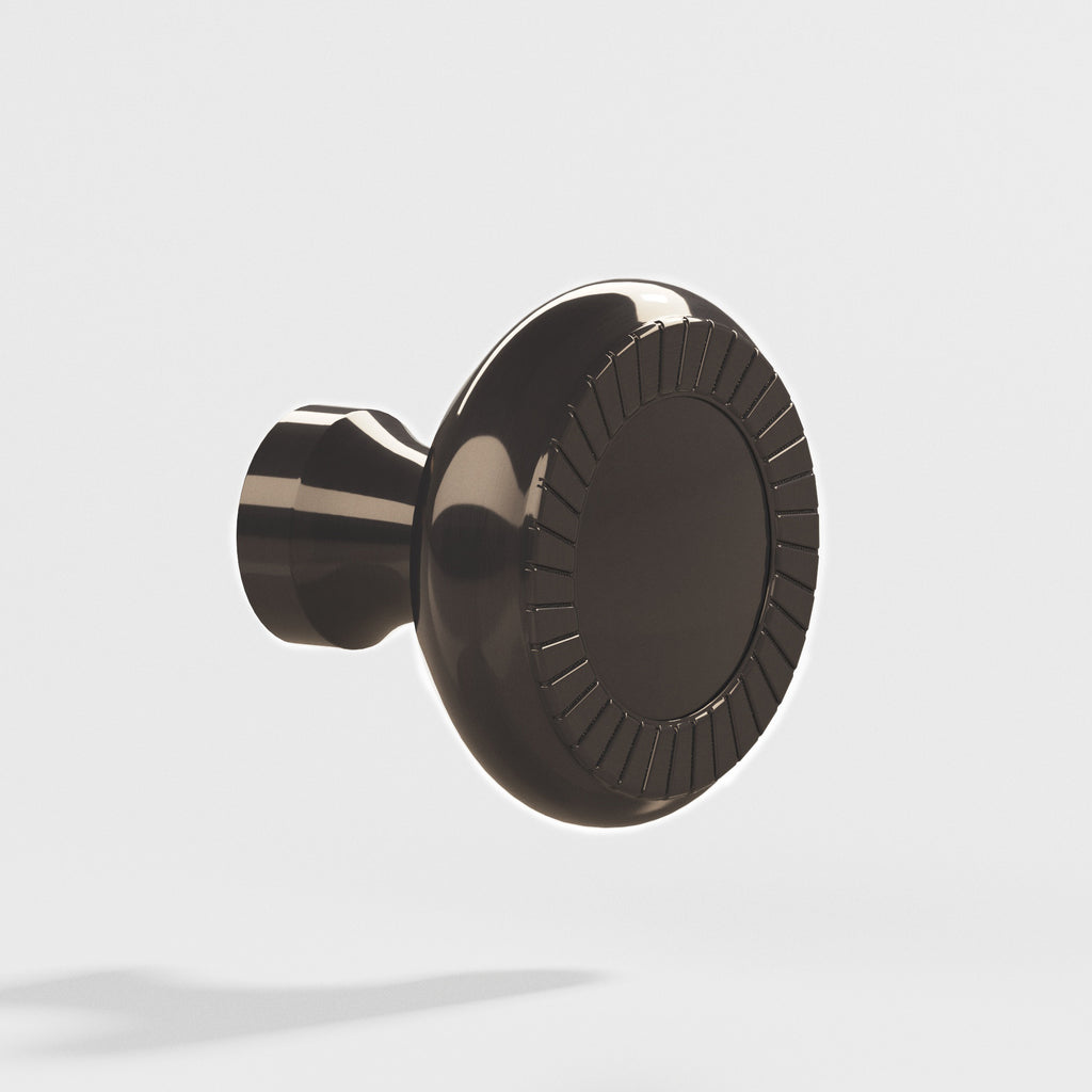 Colonial Bronze Series 655 1.1875" Round Roped Cabinet Knob Dark Statuary Bronze / 1.1875"