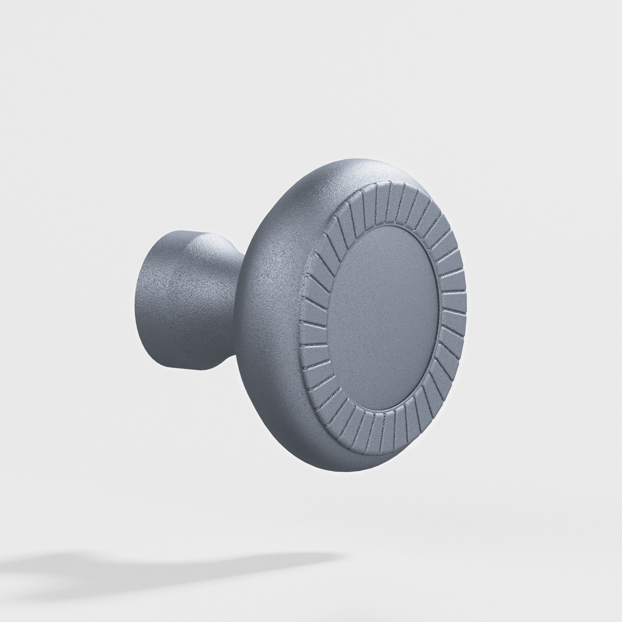 Colonial Bronze Series 657 1.4375" Round Roped Cabinet Knob Back-To-Back Shower Kit Frost Chrome™ / 1.4375"