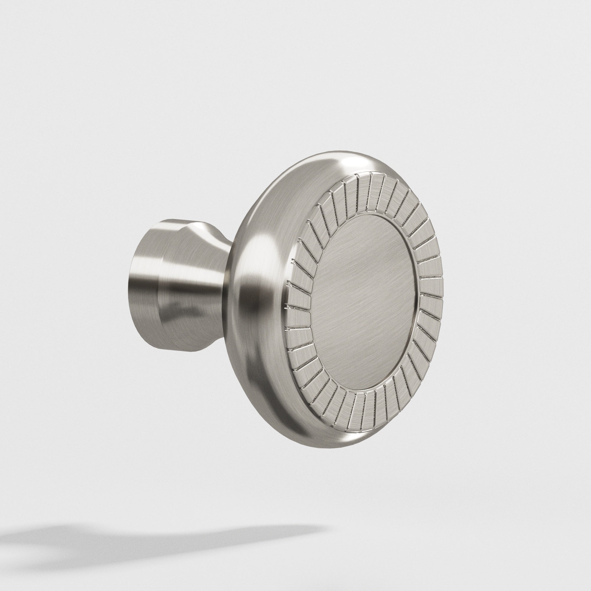 Colonial Bronze Series 655 1.1875" Round Roped Cabinet Knob Satin Nickel / 1.1875"