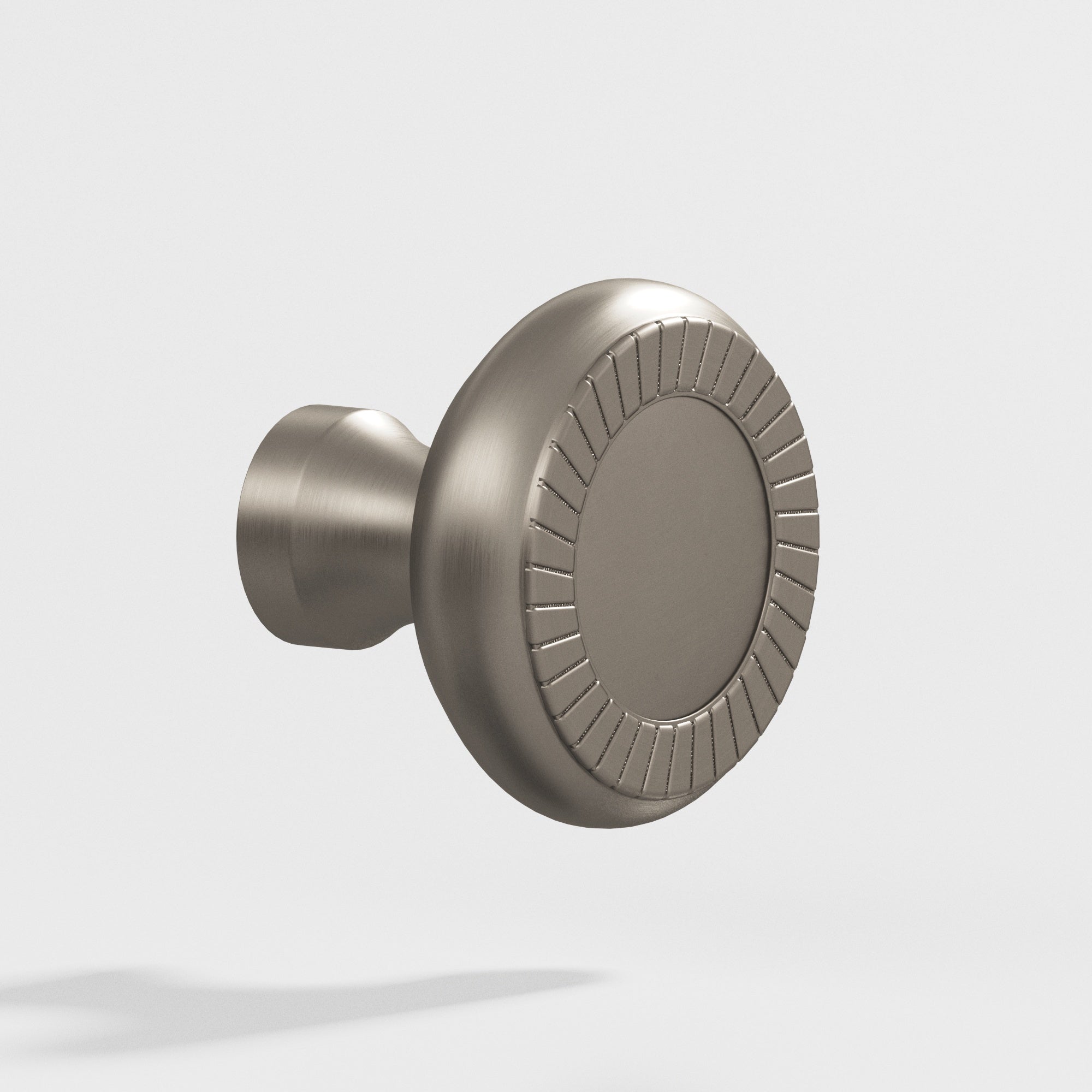 Colonial Bronze Series 655 1.1875" Round Roped Cabinet Knob Matte Pewter / 1.1875"