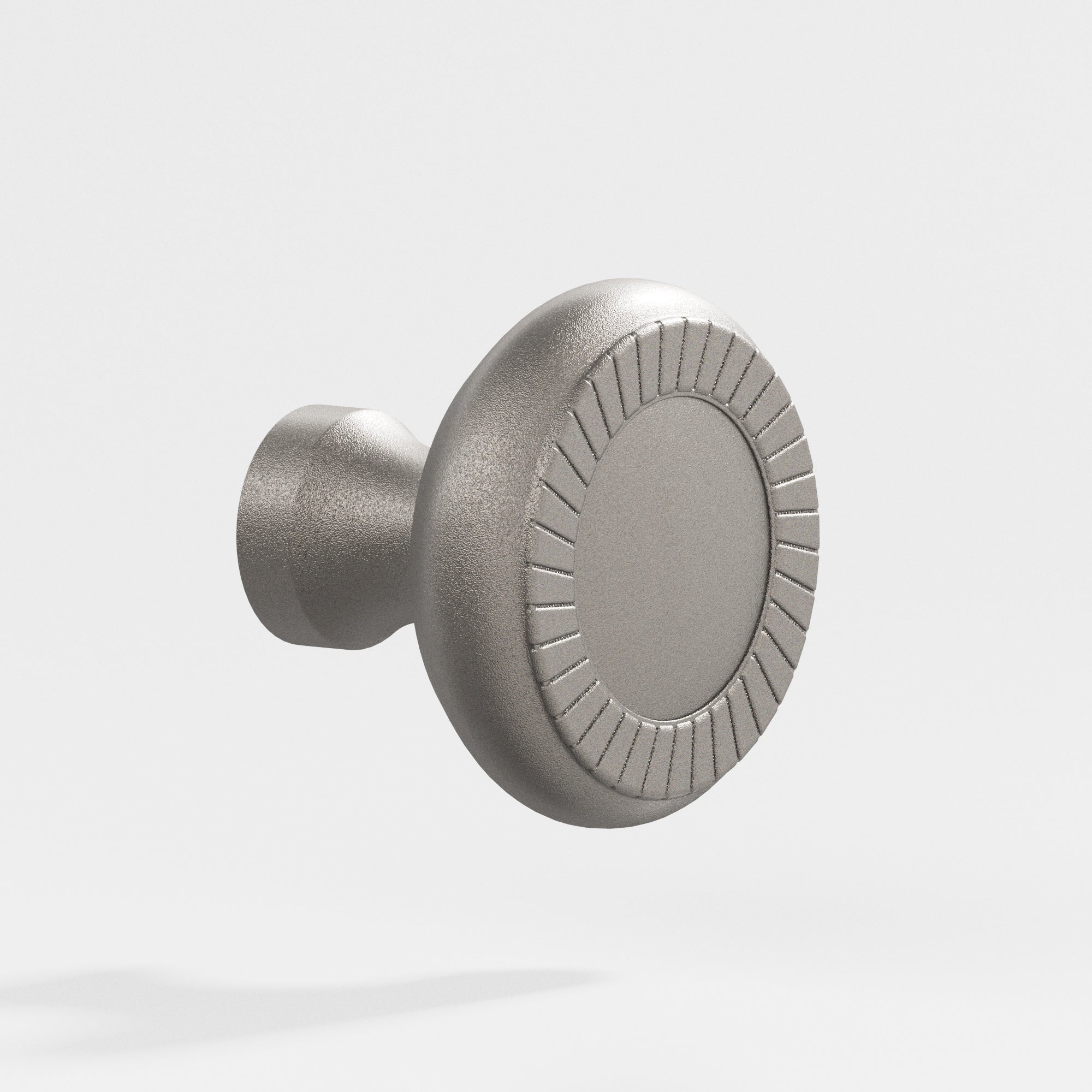 Colonial Bronze Series 657 1.4375" Round Roped Cabinet Knob Back-To-Back Shower Kit Frost Nickel™ / 1.4375"