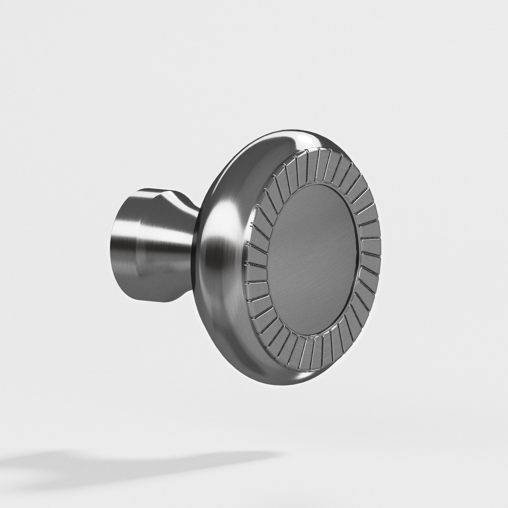 Colonial Bronze Series 657 1.4375" Round Roped Cabinet Knob Back-To-Back Shower Kit Graphite / 1.4375"