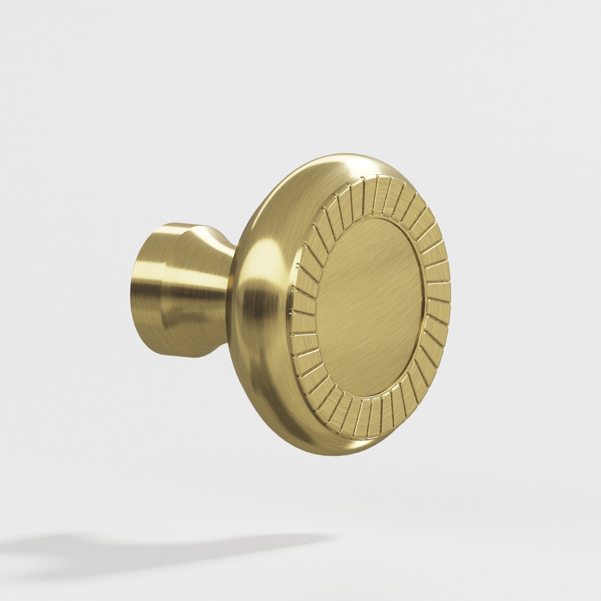 Colonial Bronze Series 655 1.1875" Round Roped Cabinet Knob Antique Brass / 1.1875"