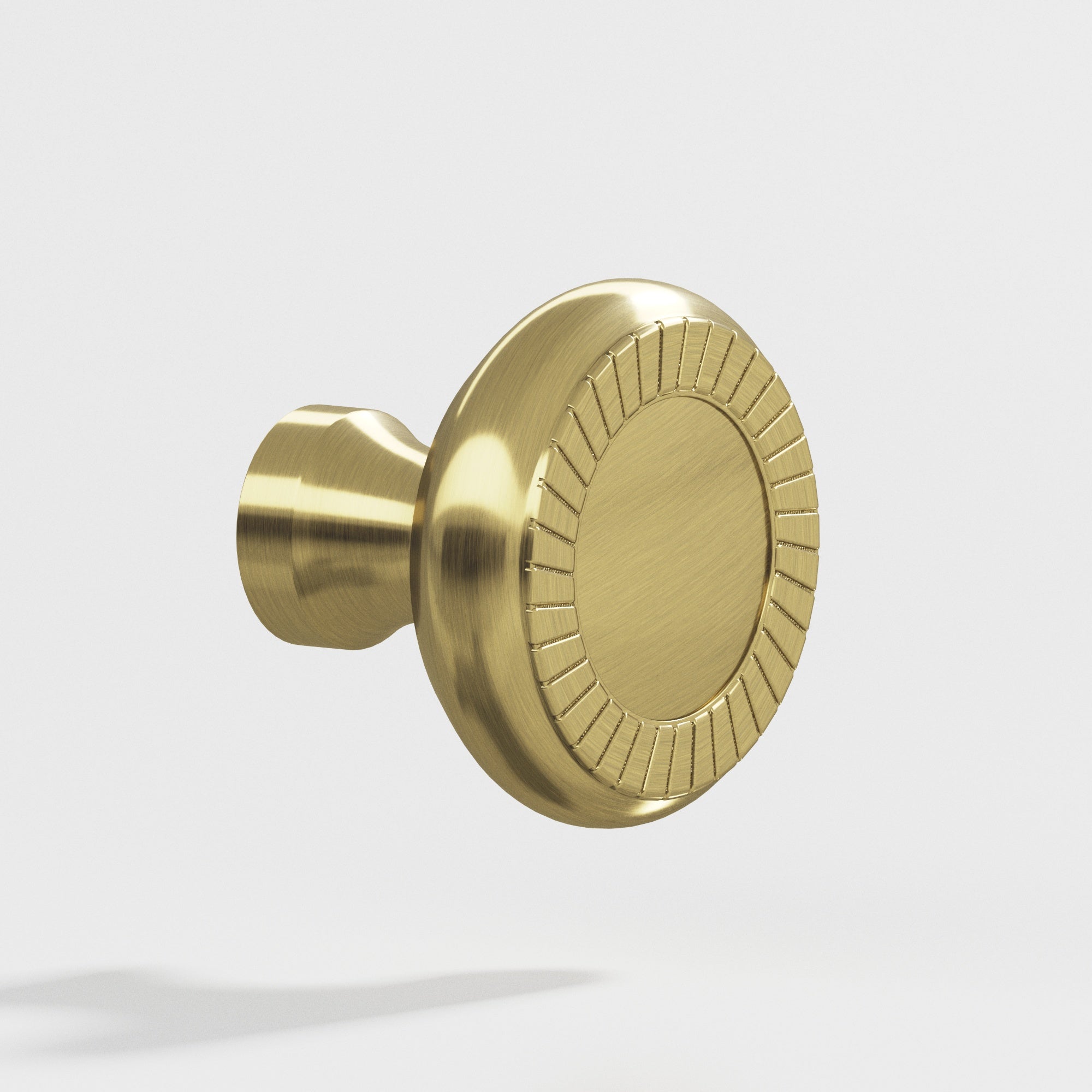 Colonial Bronze Series 655 1.1875" Round Roped Cabinet Knob Antique Brass / 1.1875"