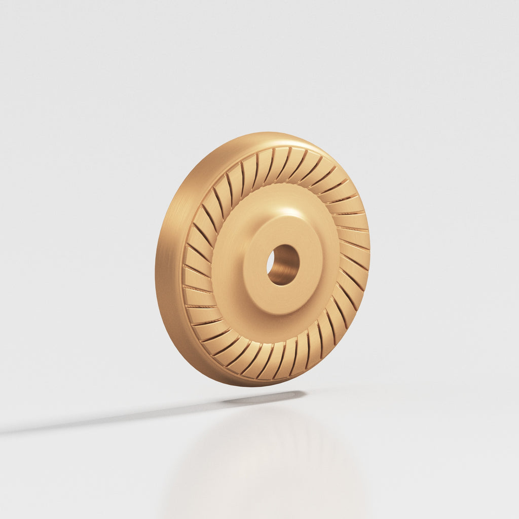 Colonial Bronze Series 656 1.1875" Round Roped Backplate Matte Satin Bronze / 1.1875"