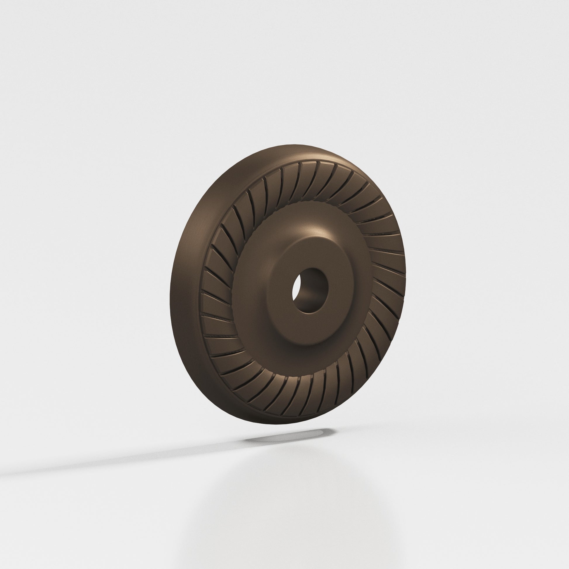 Colonial Bronze Series 656 1.1875" Round Roped Backplate Heritage Bronze / 1.1875"