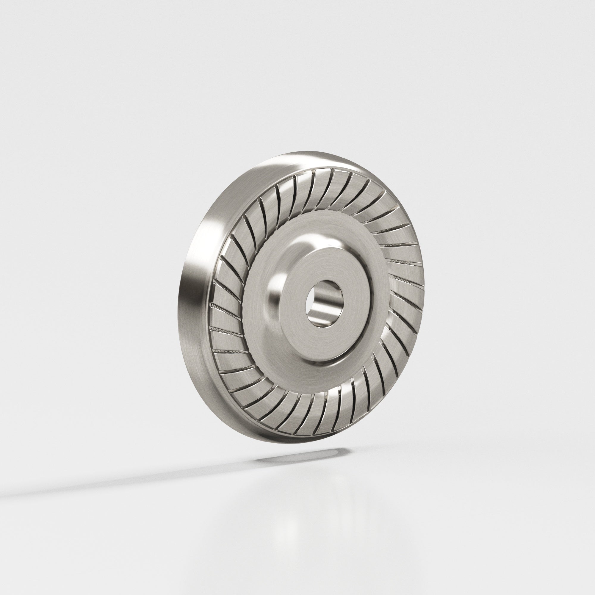 Colonial Bronze Series 656 1.1875" Round Roped Backplate Satin Nickel / 1.1875"