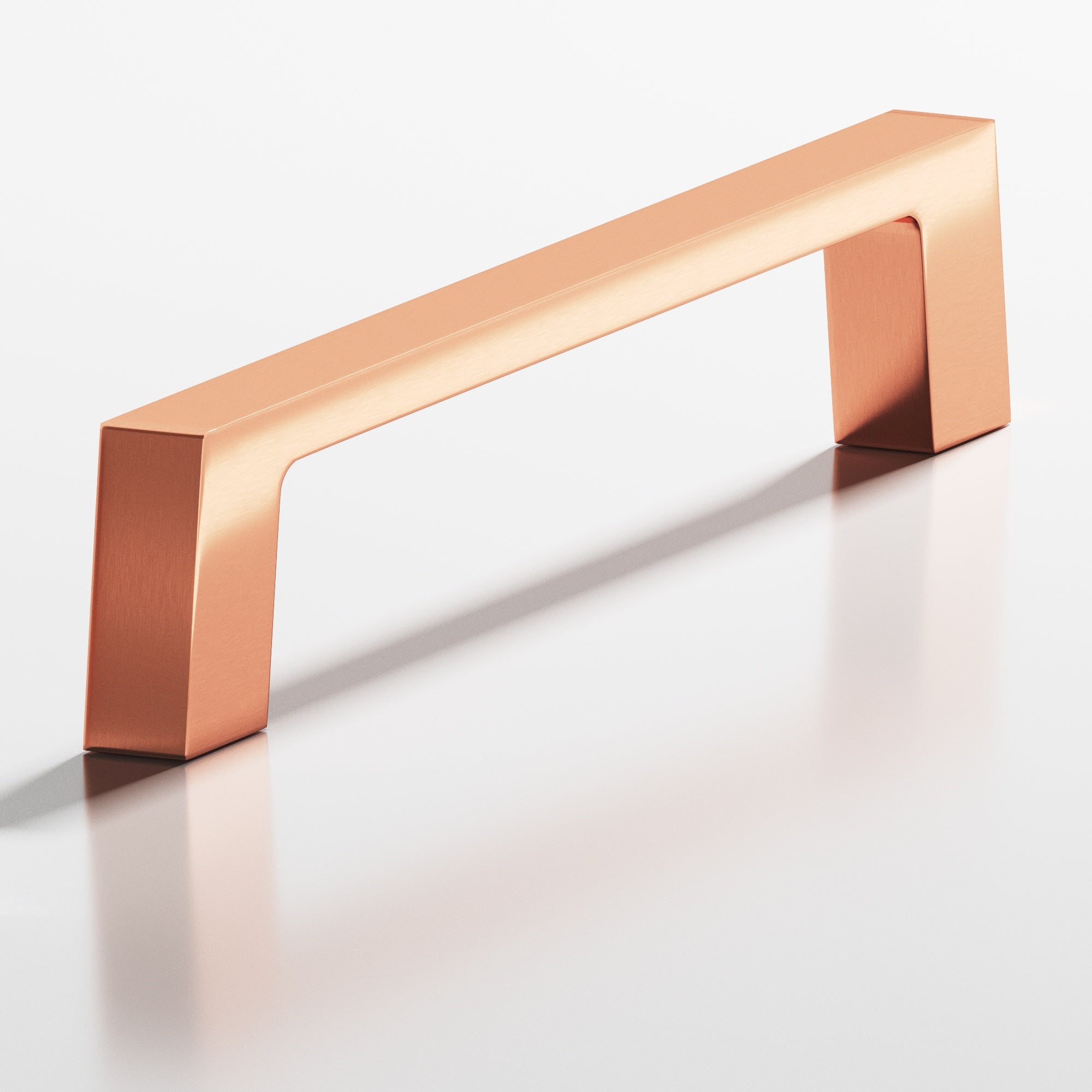 Colonial Bronze Series 741 3" Rectangular Cabinet Pull With Tapered Square Legs Satin Copper / 3"