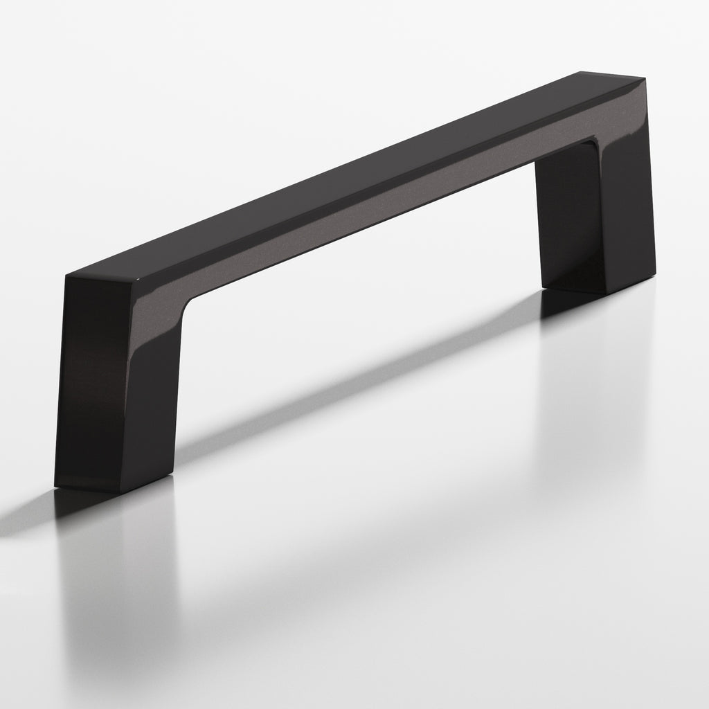 Colonial Bronze Series 741 3" Rectangular Cabinet Pull With Tapered Square Legs Satin Black / 3"