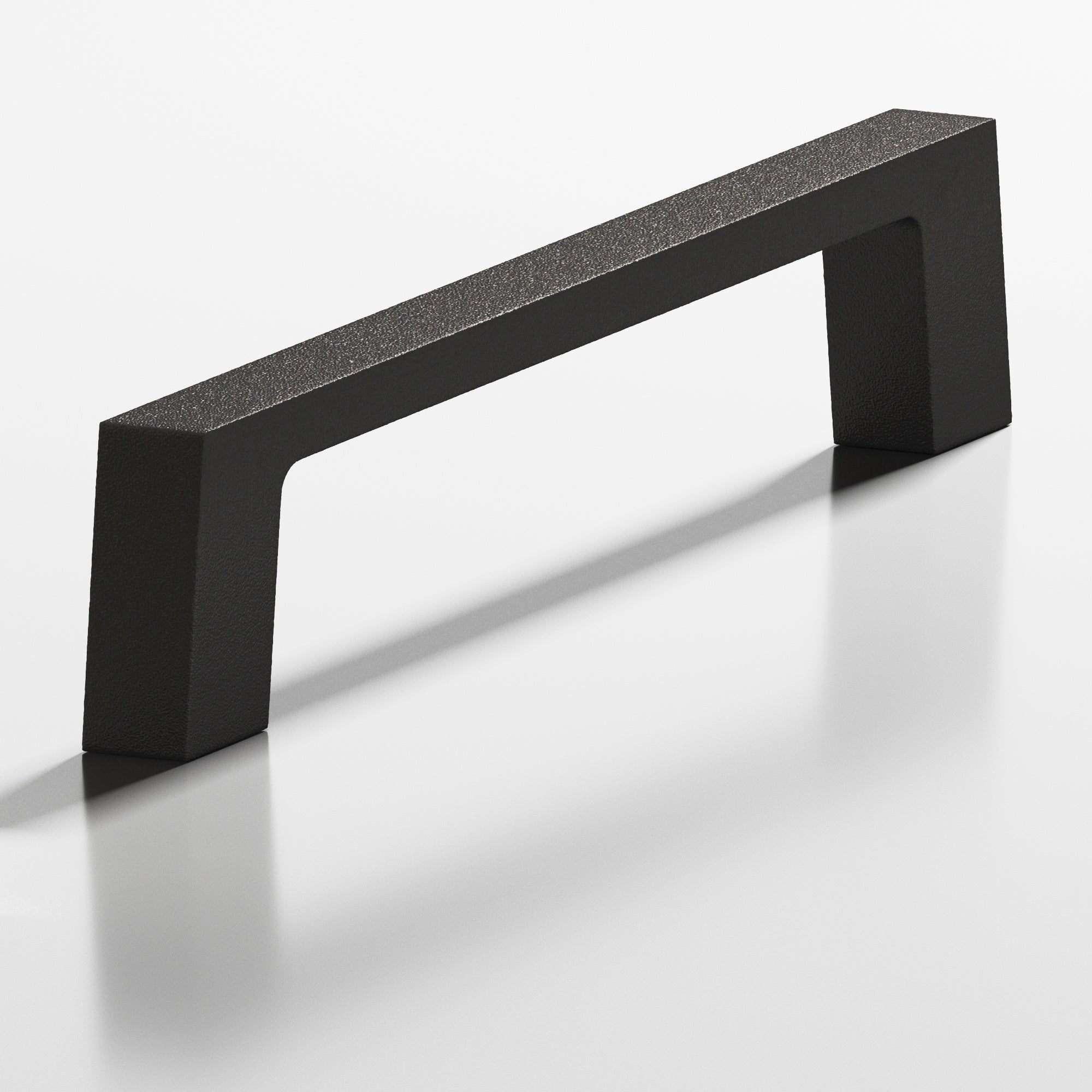 Colonial Bronze Series 661 3" Rectangular Cabinet Pull With Tapered Square Legs Frost Black™ / 3"