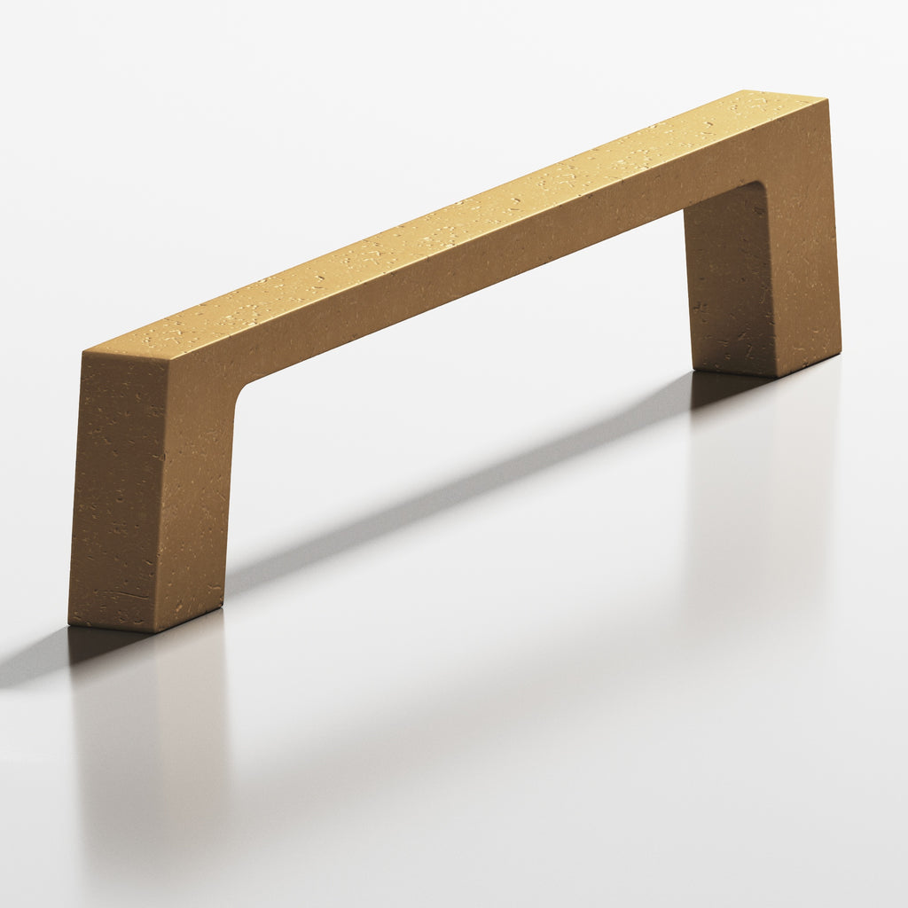 Colonial Bronze Series 741 3" Rectangular Cabinet Pull With Tapered Square Legs Distressed Light Statuary Bronze / 3"