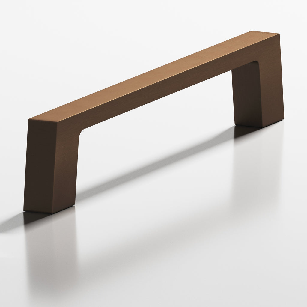 Colonial Bronze Series 741 4" Rectangular Cabinet Pull With Tapered Square Legs Matte Oil Rubbed Bronze / 4"