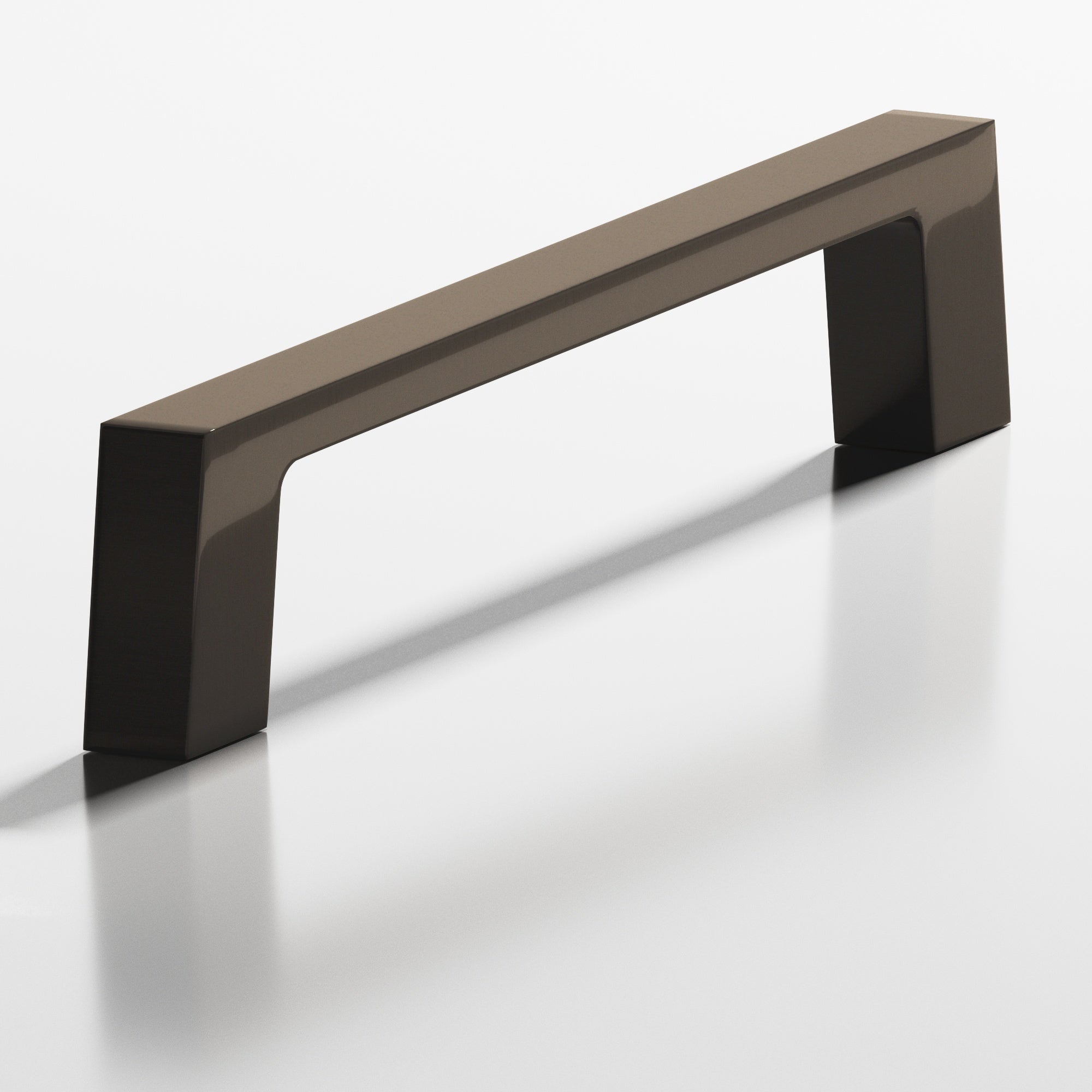 Colonial Bronze Series 661 3" Rectangular Cabinet Pull With Tapered Square Legs Dark Statuary Bronze / 3"