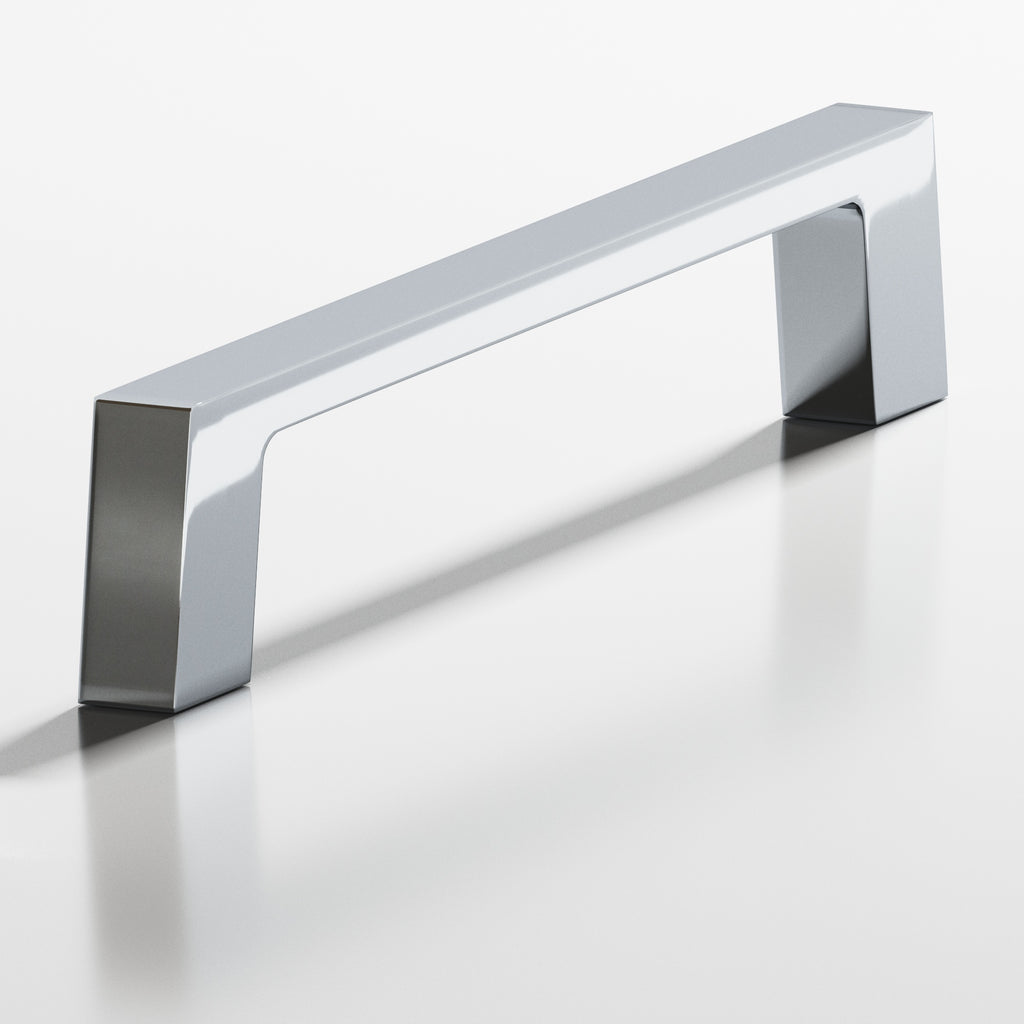 Colonial Bronze Series 741 3" Rectangular Cabinet Pull With Tapered Square Legs Polished Chrome / 3"