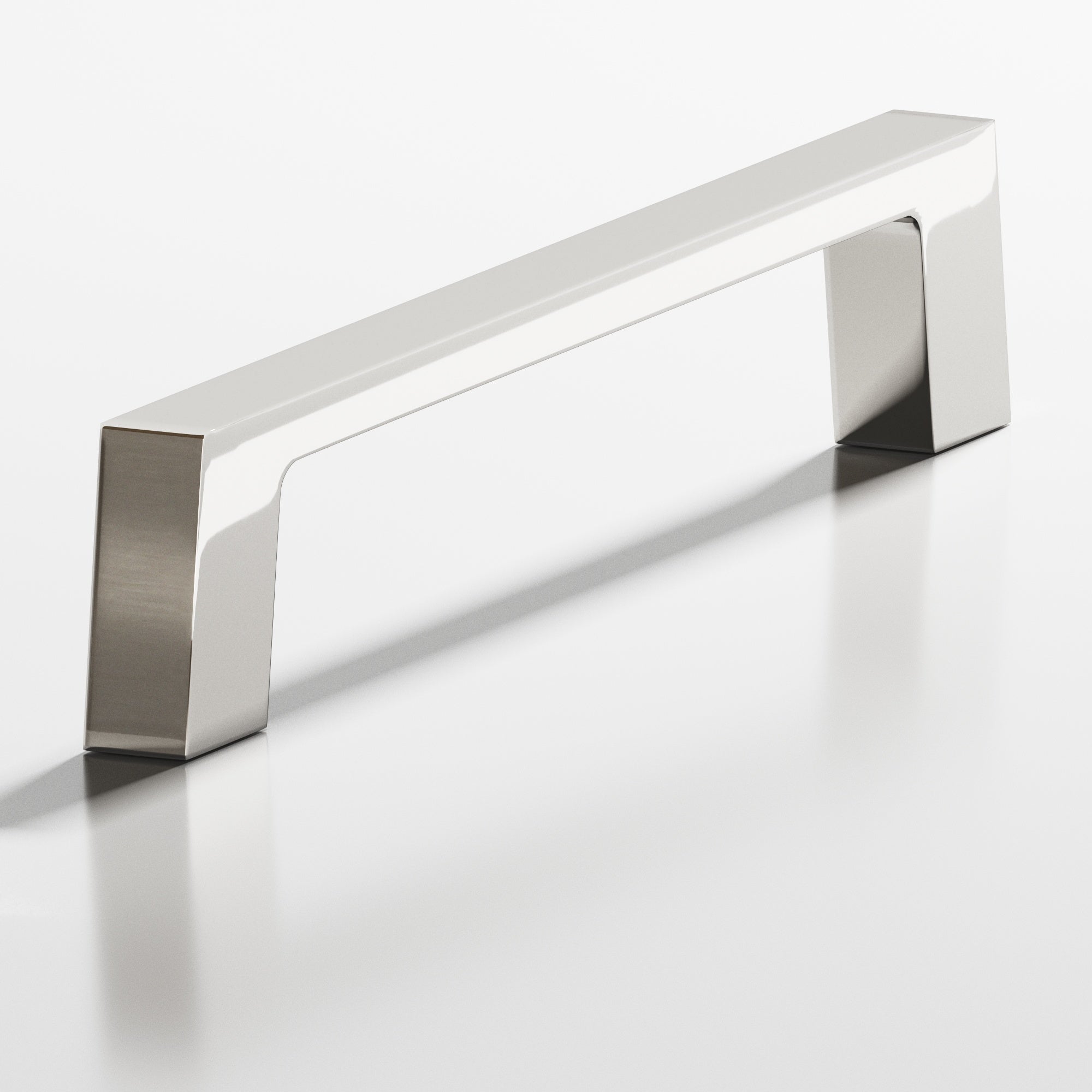 Colonial Bronze Series 661 3.875" Rectangular Cabinet Pull With Tapered Square Legs Polished Nickel / 3.875"