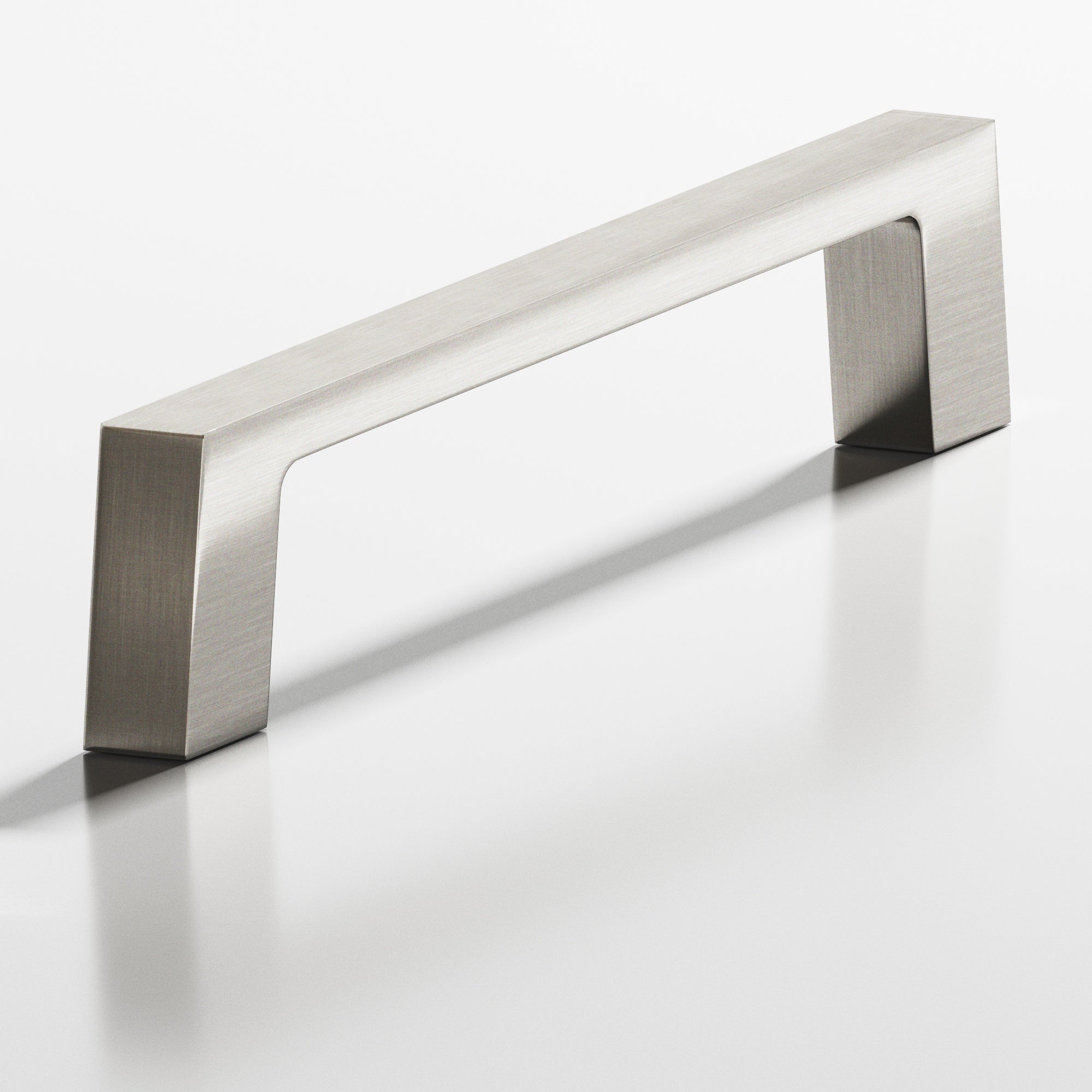 Colonial Bronze Series 661 3" Rectangular Cabinet Pull With Tapered Square Legs Satin Nickel / 3"