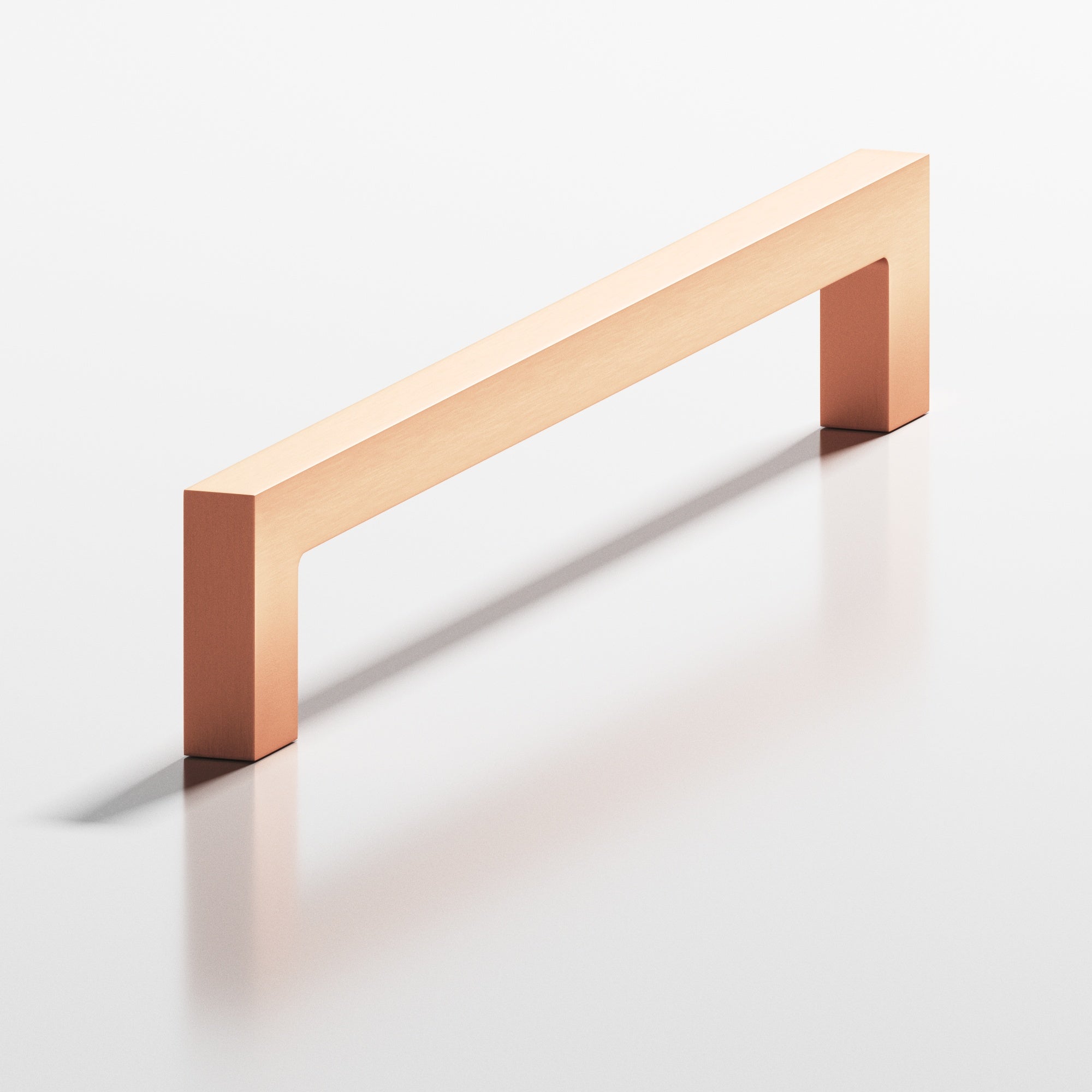 Colonial Bronze Series 667 2.375" Rectangular Cabinet Pull With Rectangular Legs Matte Satin Copper / 2.375"