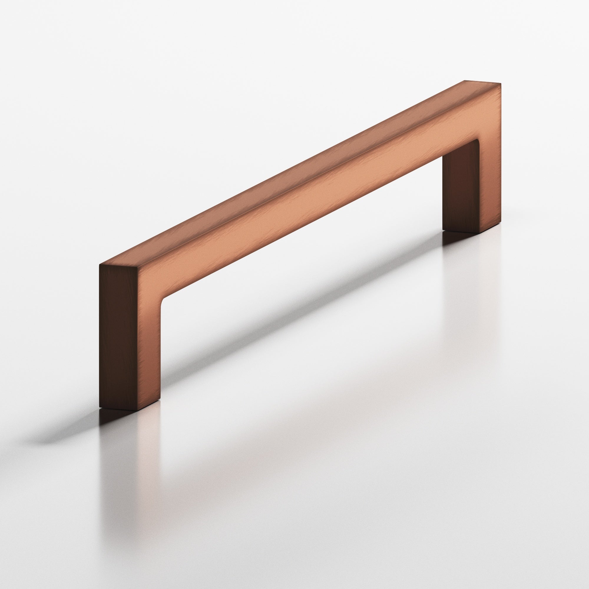 Colonial Bronze Series 667 5" Rectangular Cabinet Pull With Rectangular Legs Matte Antique Copper / 5"