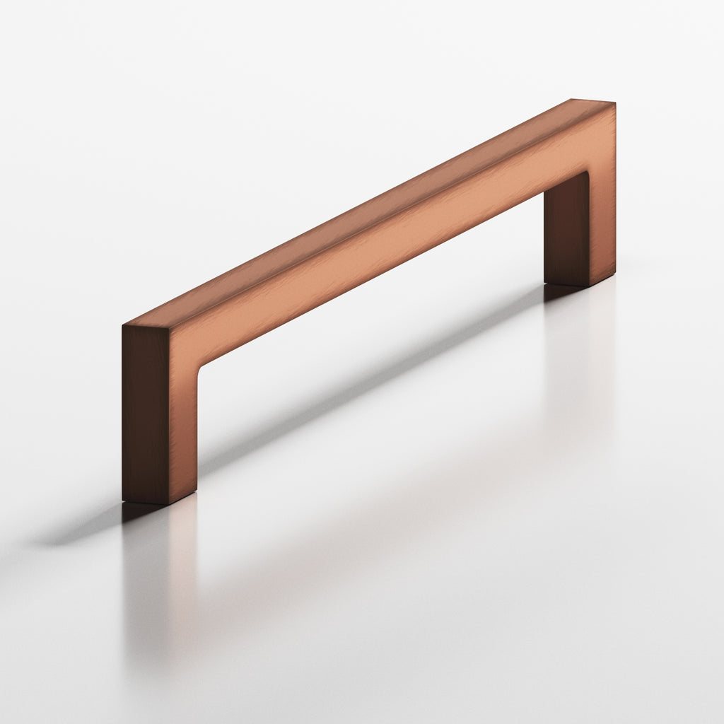 Colonial Bronze Series 667 2.375" Rectangular Cabinet Pull With Rectangular Legs Matte Antique Copper / 2.375"